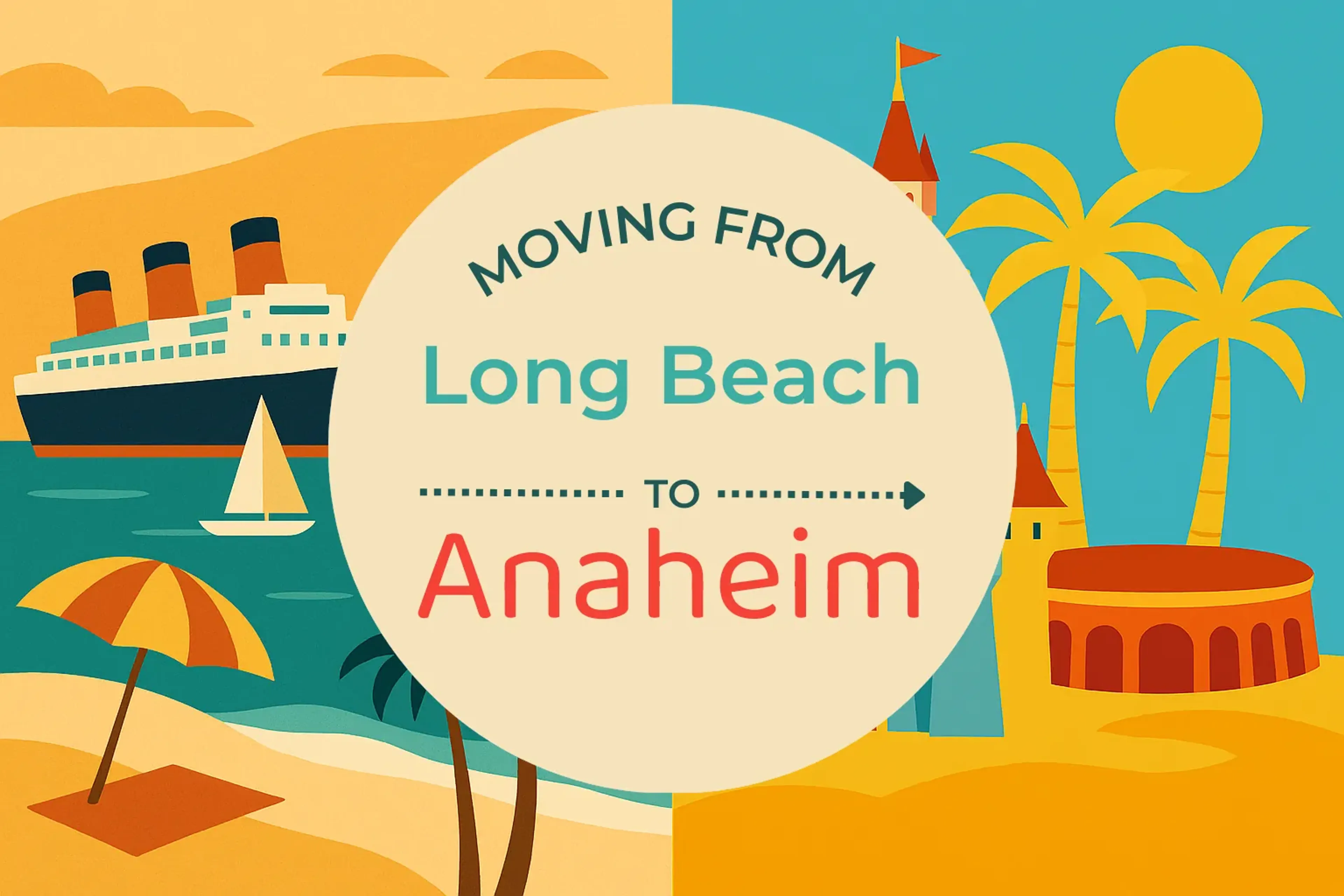 Side-by-side comparison of Long Beach to Anaheim moving companies