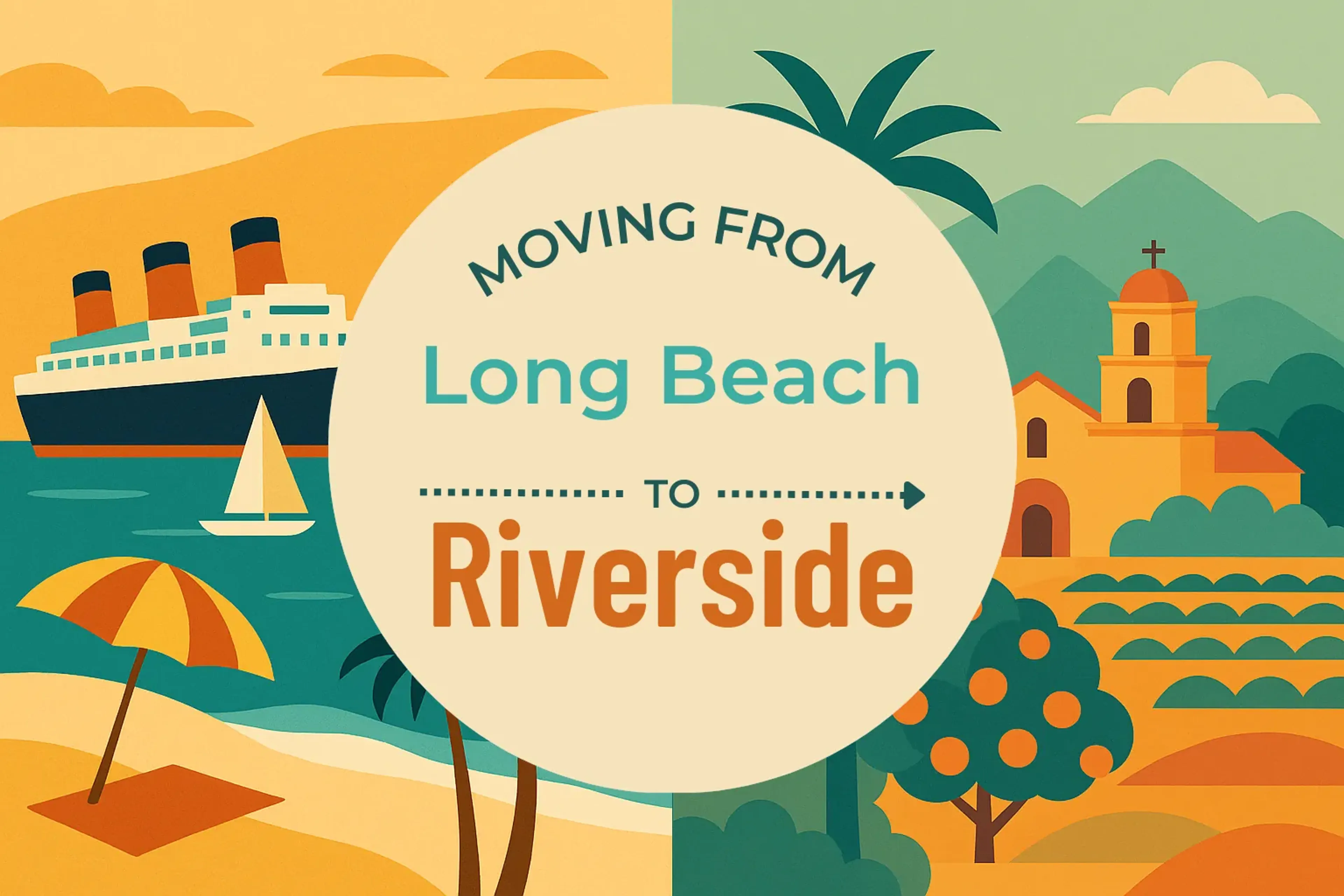 Side-by-side comparison of Long Beach to Riverside moving companies