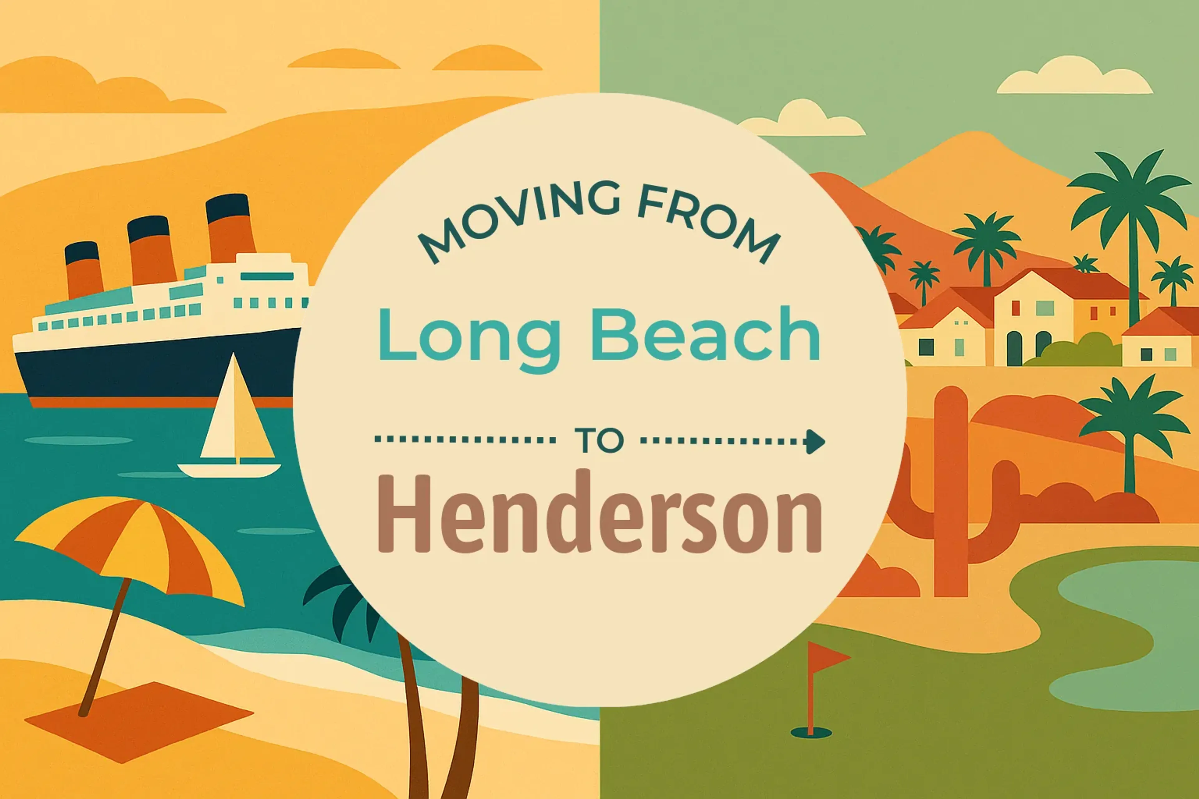 Side-by-side comparison of Long Beach to Henderson moving companies