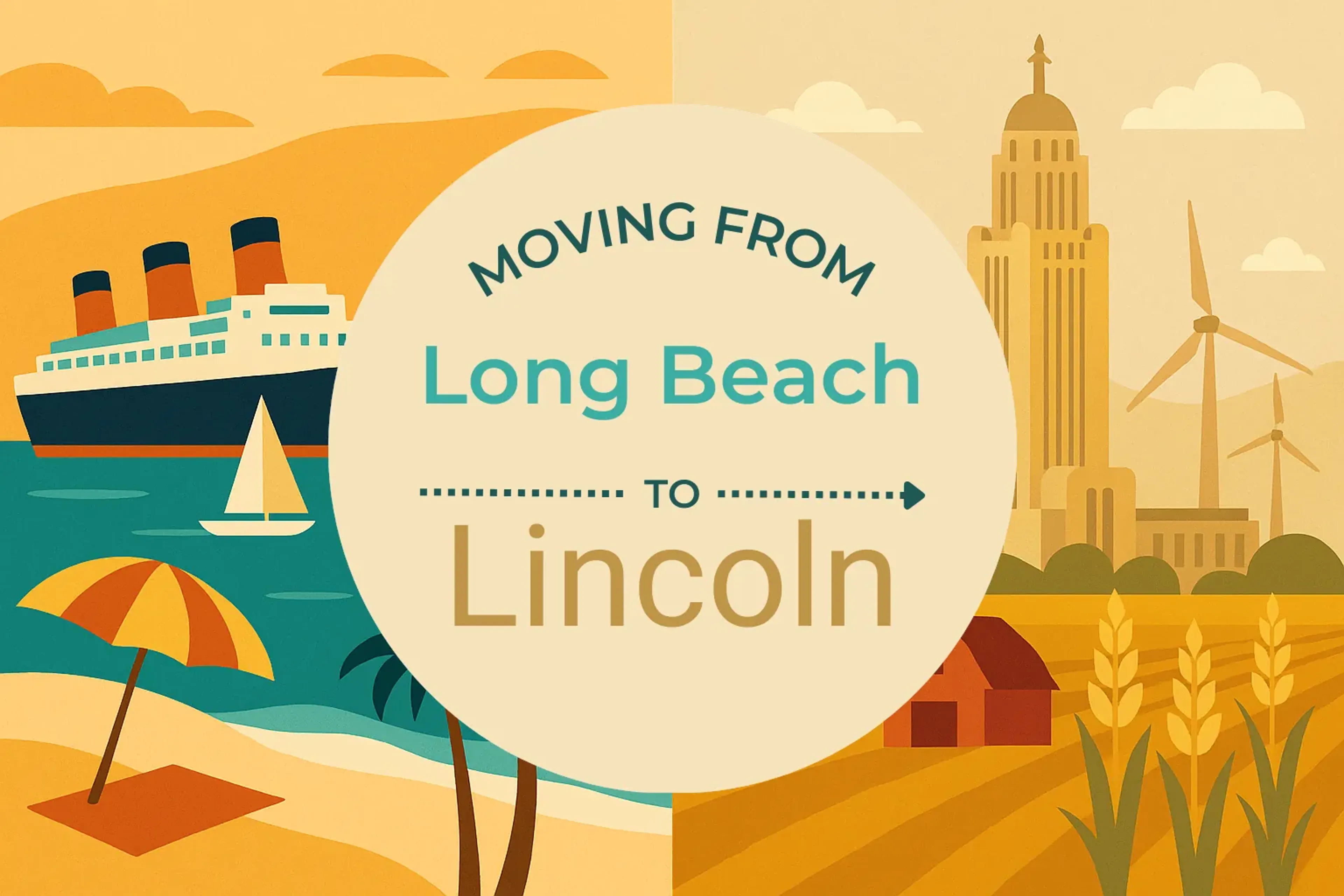Side-by-side comparison of Long Beach to Lincoln moving companies