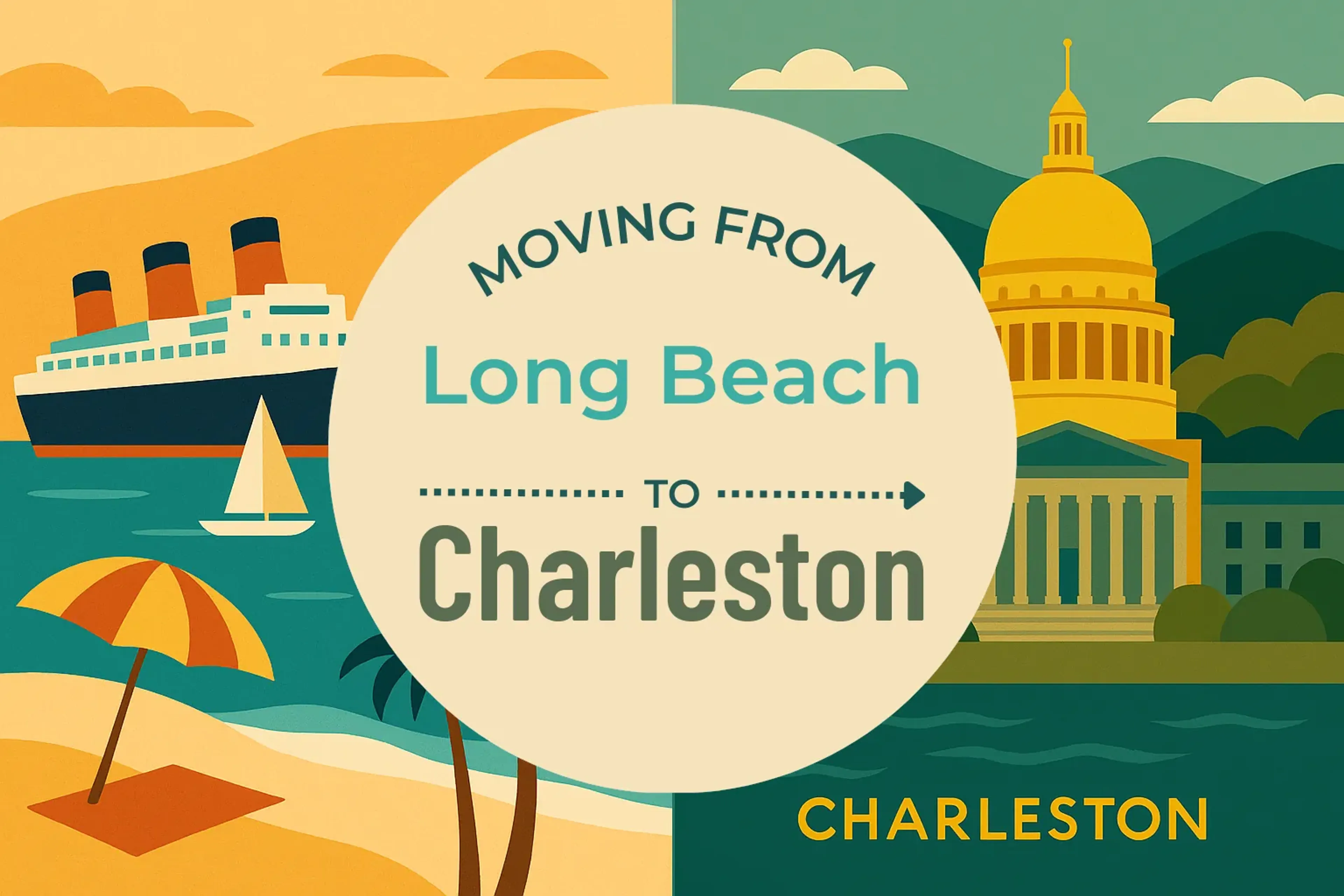 Side-by-side comparison of Long Beach to Charleston moving companies