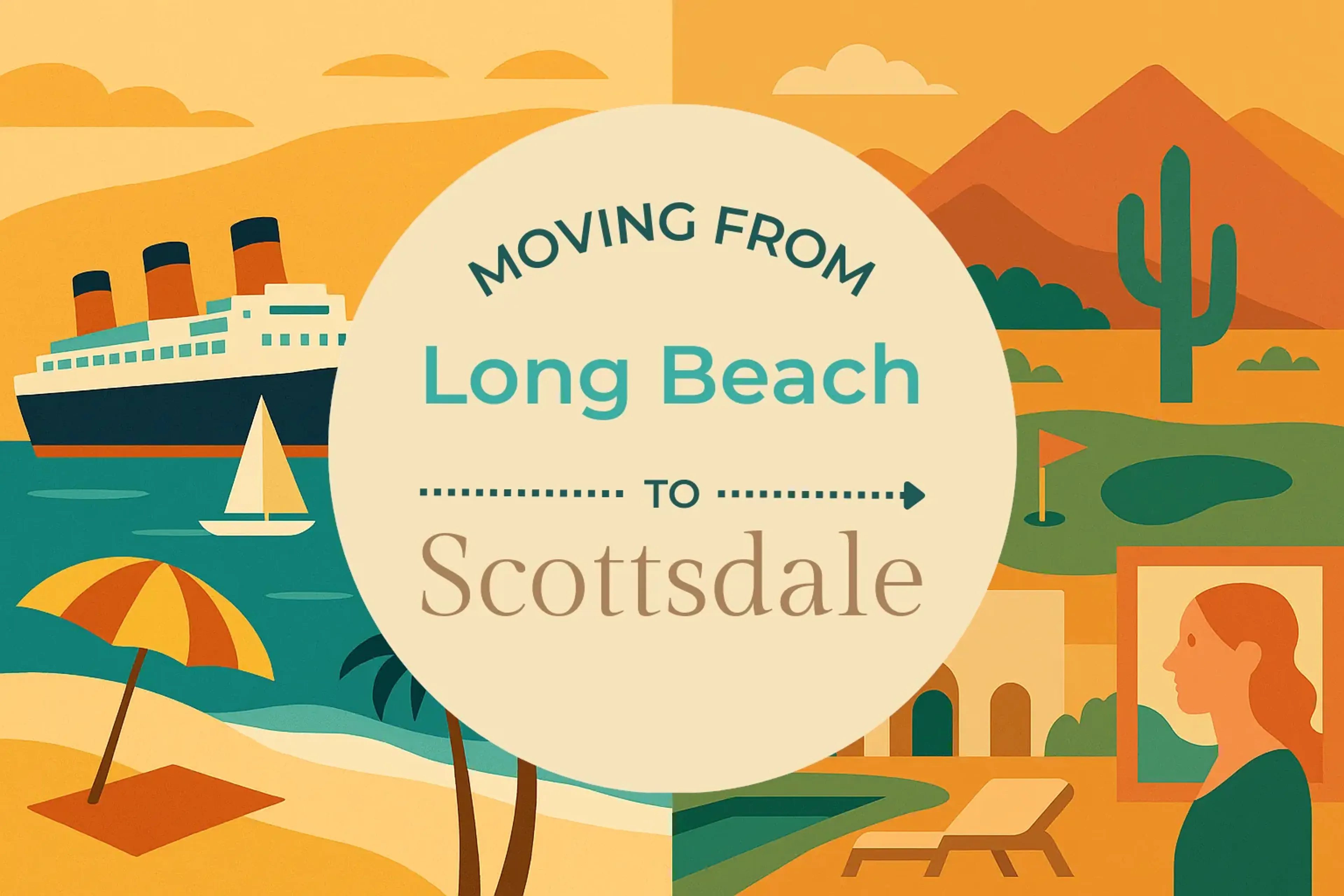 Side-by-side comparison of Long Beach to Scottsdale moving companies