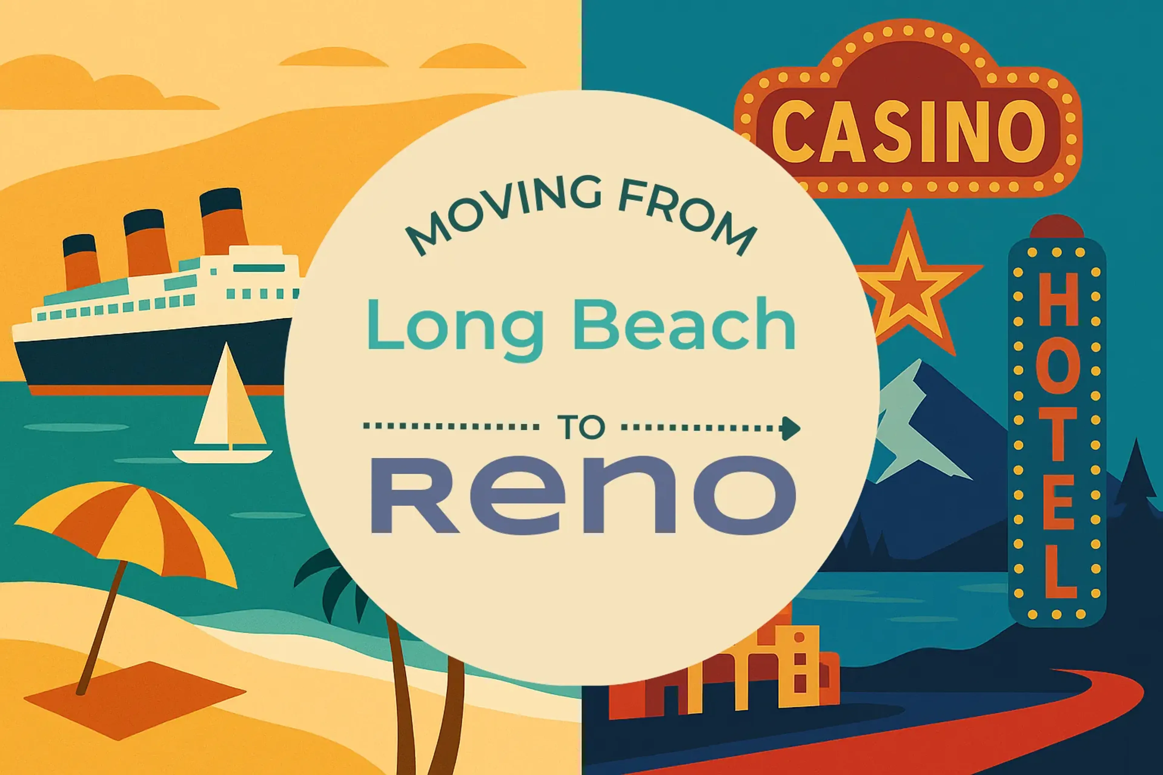 Side-by-side comparison of Long Beach to Reno moving companies