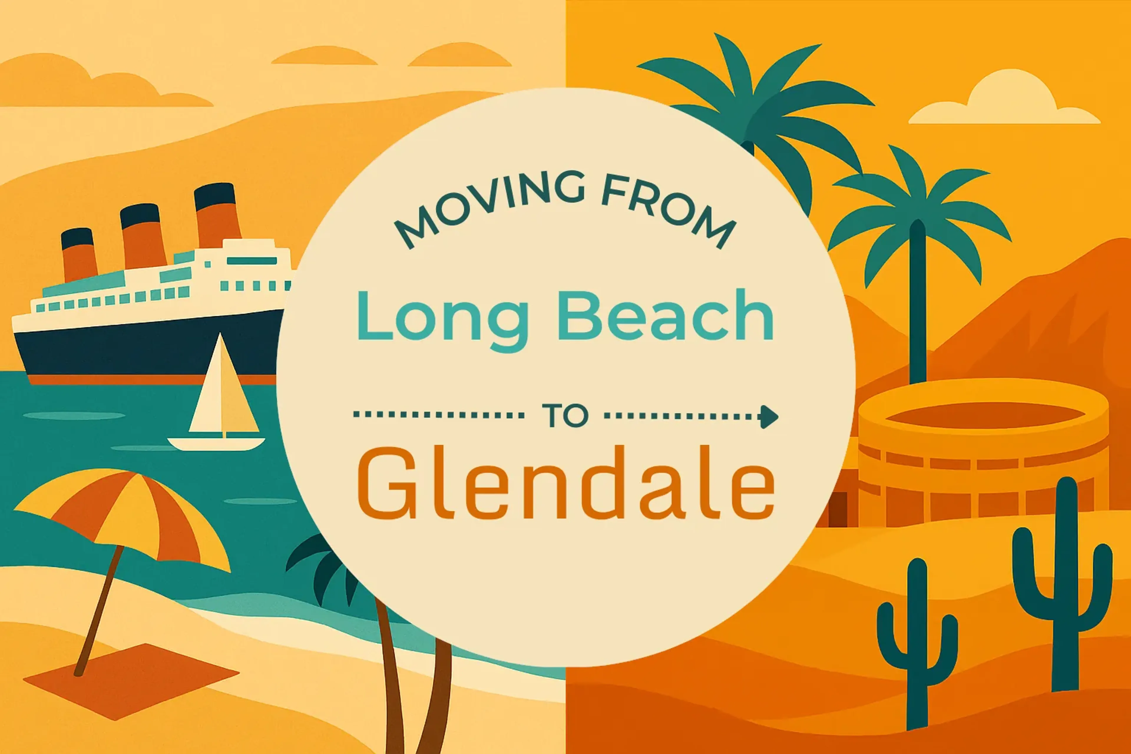 Side-by-side comparison of Long Beach to Glendale moving companies