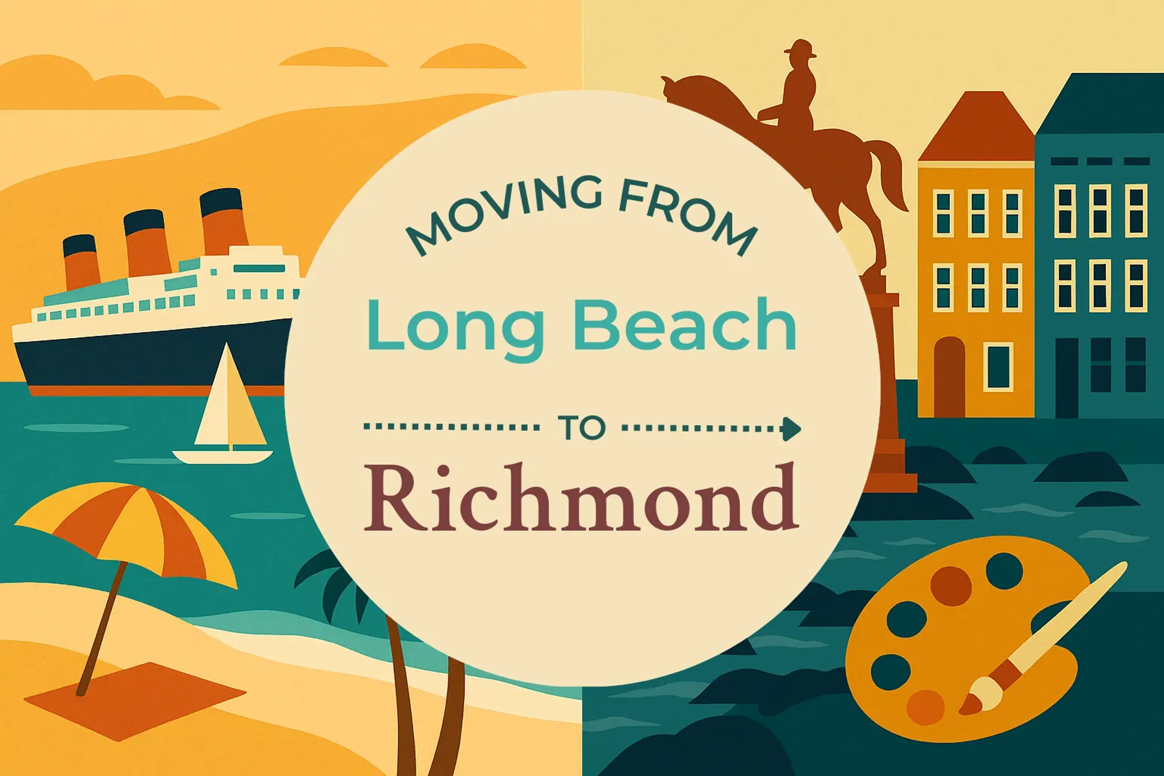Side-by-side comparison of Long Beach to Richmond moving companies