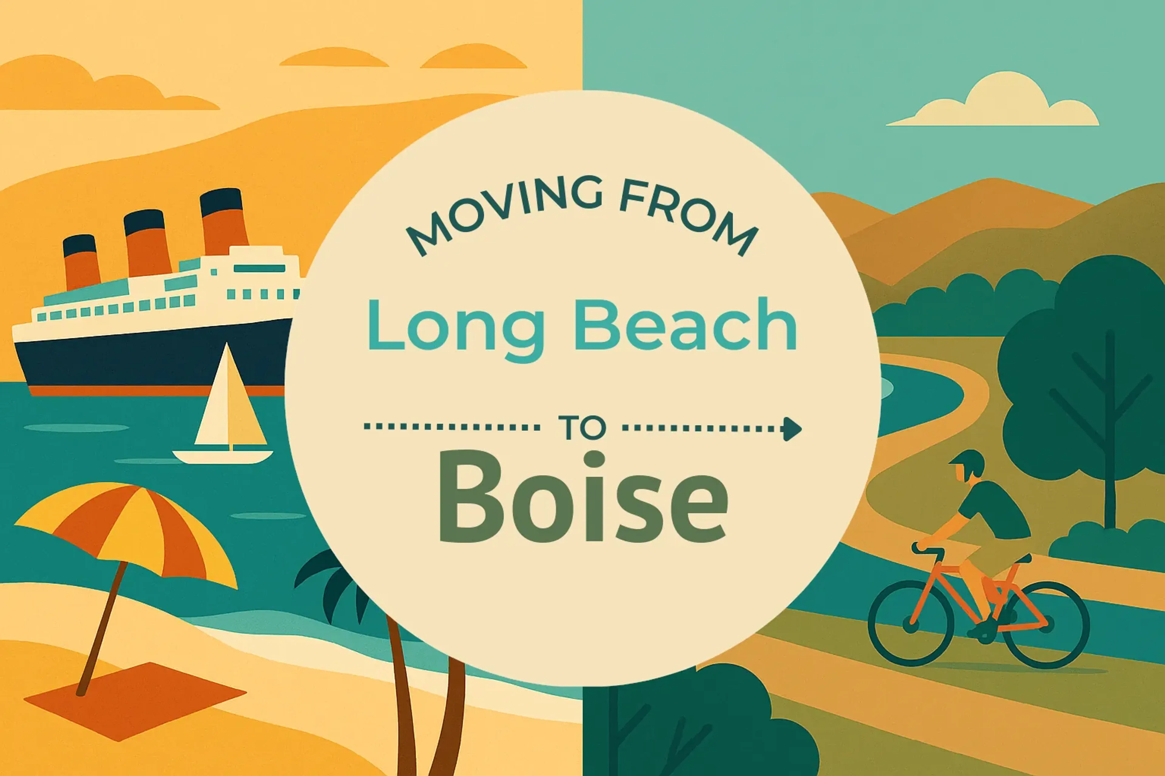 Side-by-side comparison of Long Beach to Boise moving companies