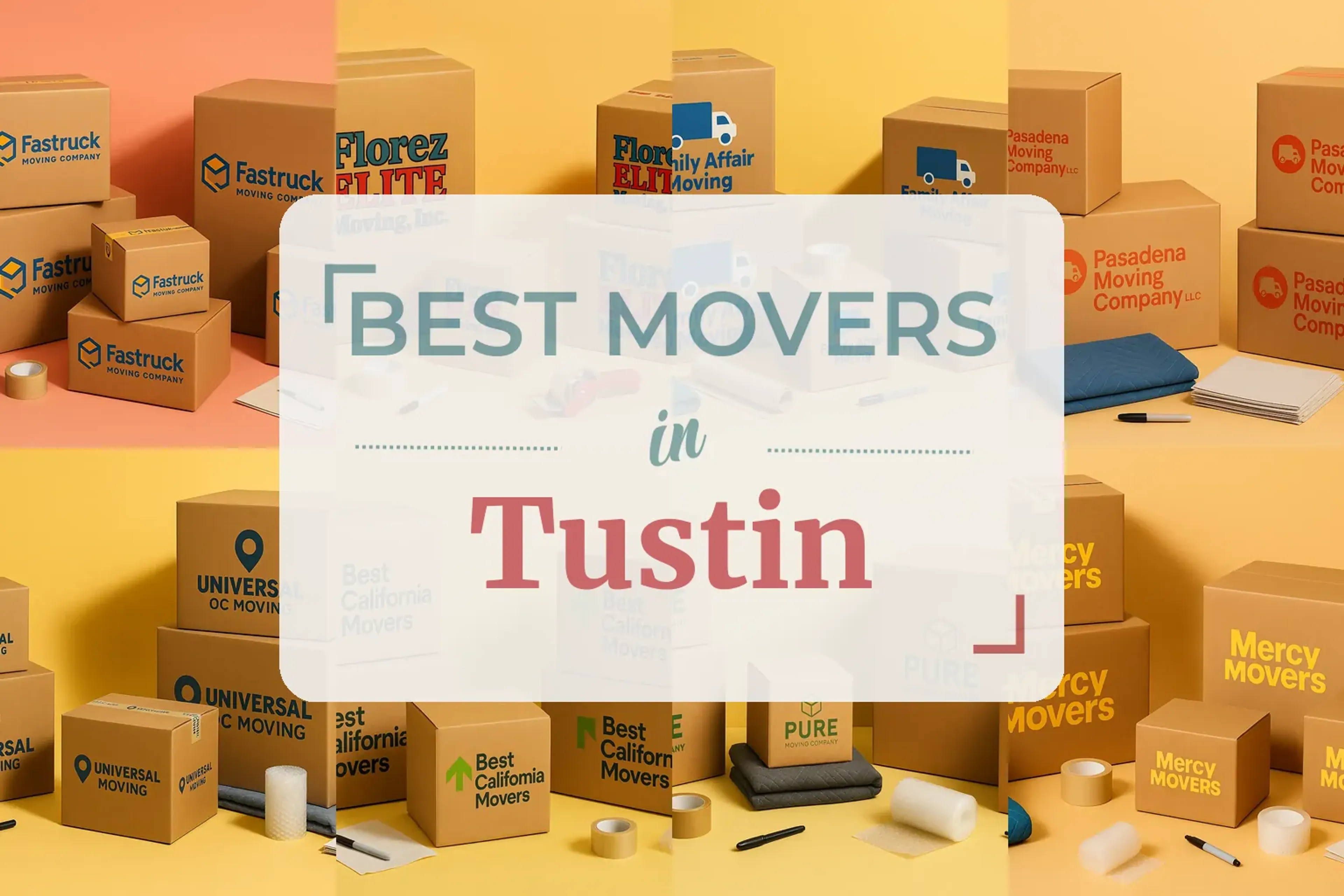 Side-by-side comparison of Tustin moving companies