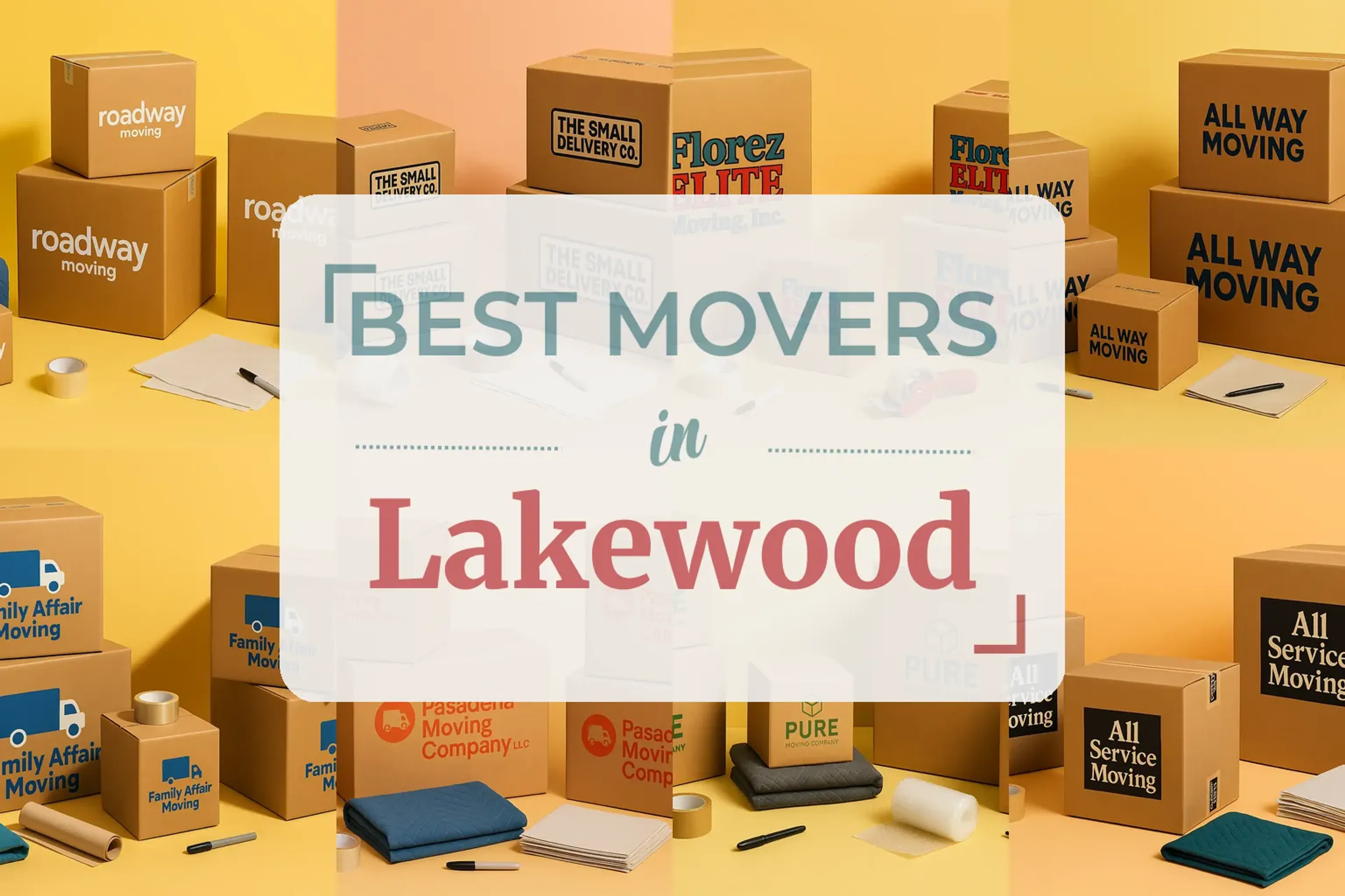 Side-by-side comparison of Lakewood moving companies