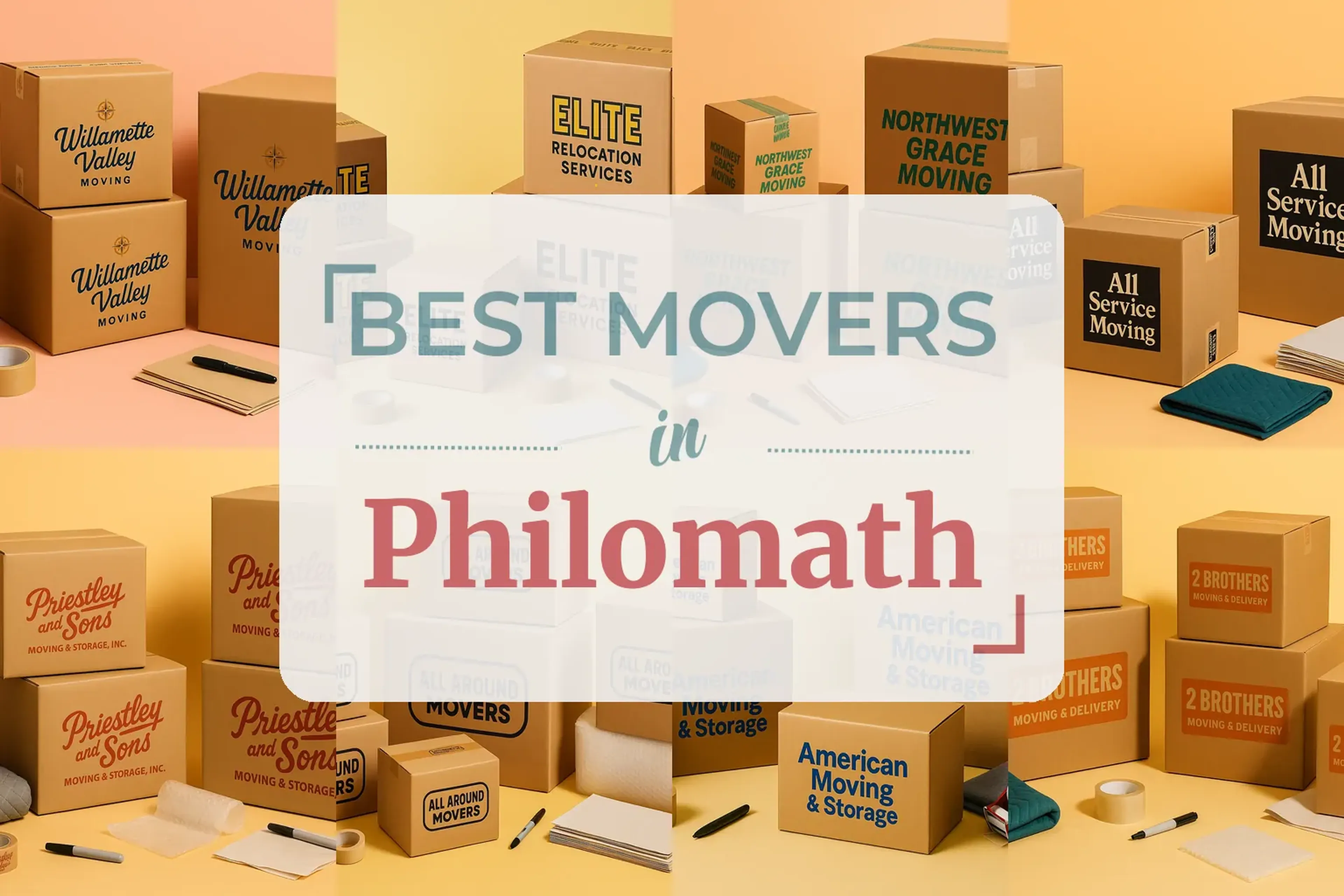 Side-by-side comparison of Philomath moving companies