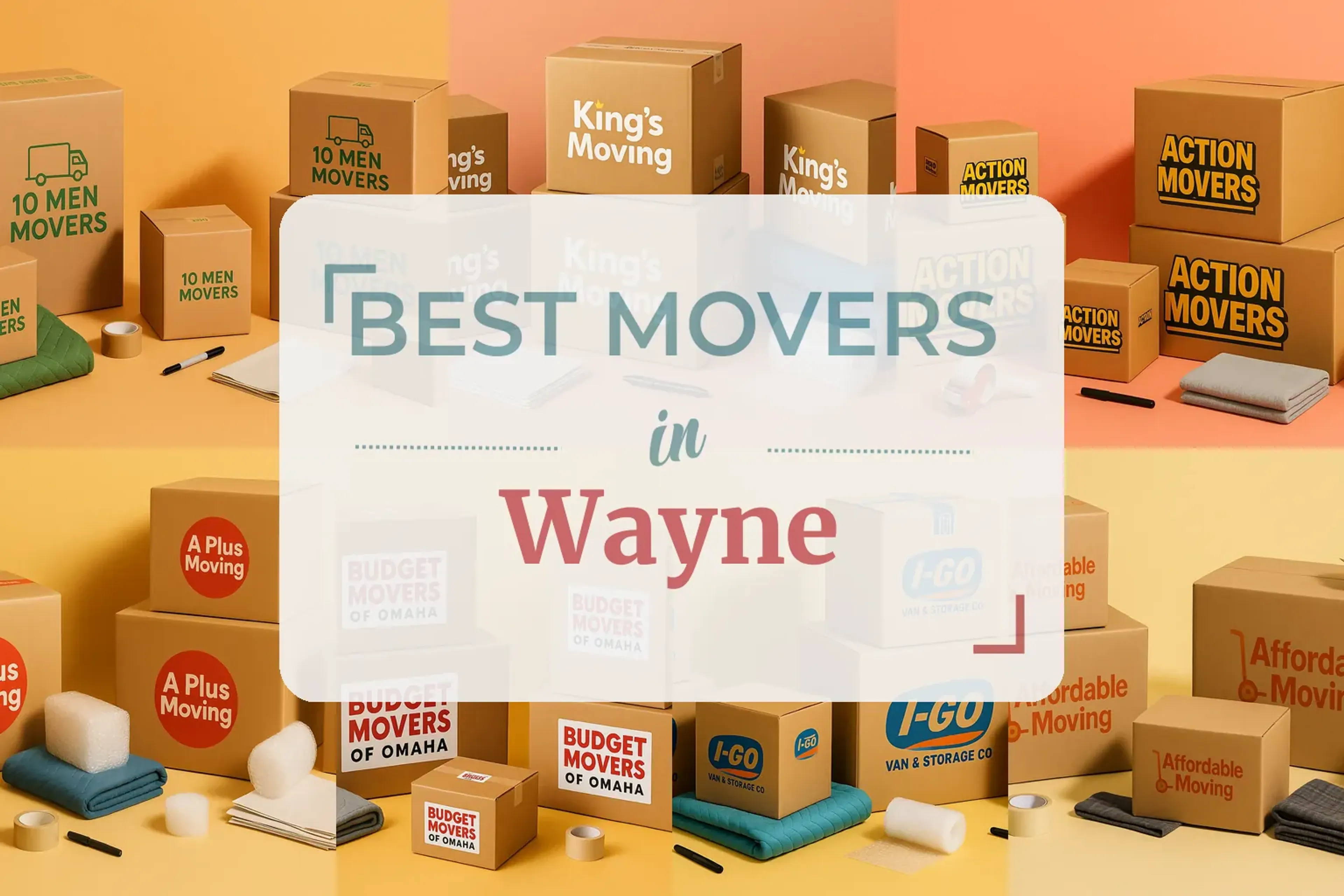 Side-by-side comparison of Wayne moving companies