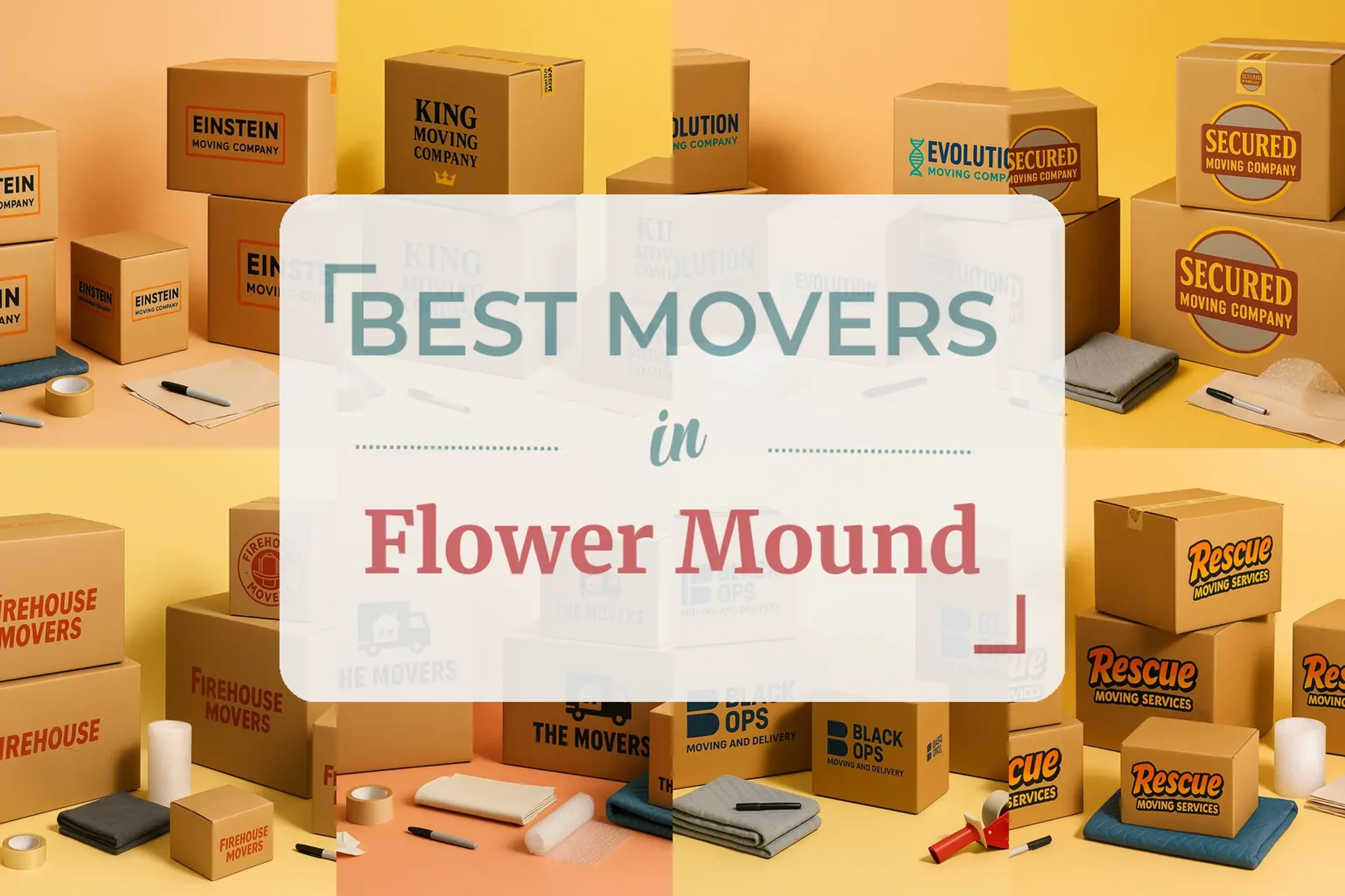 Side-by-side comparison of Flower Mound moving companies