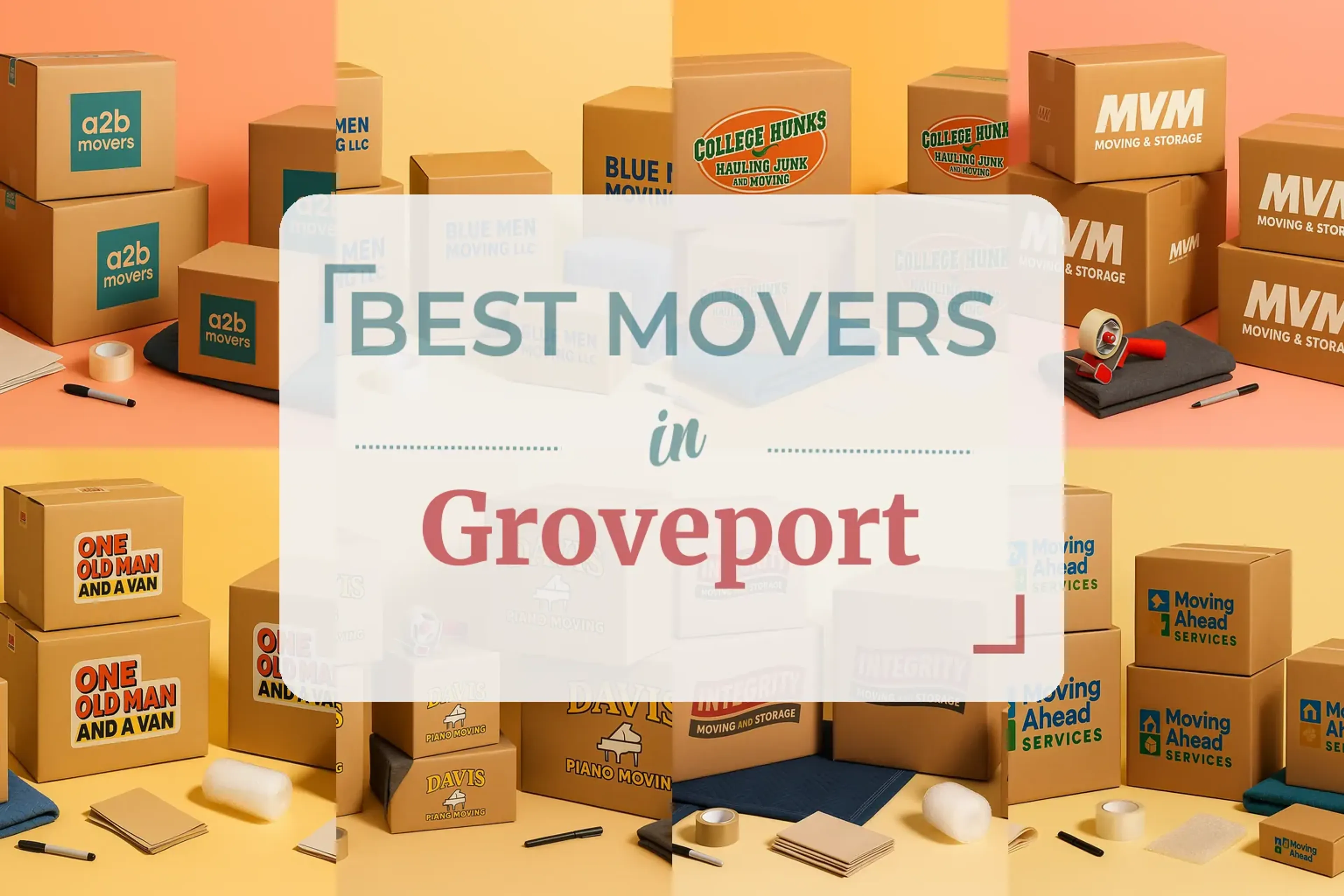 Side-by-side comparison of Groveport moving companies