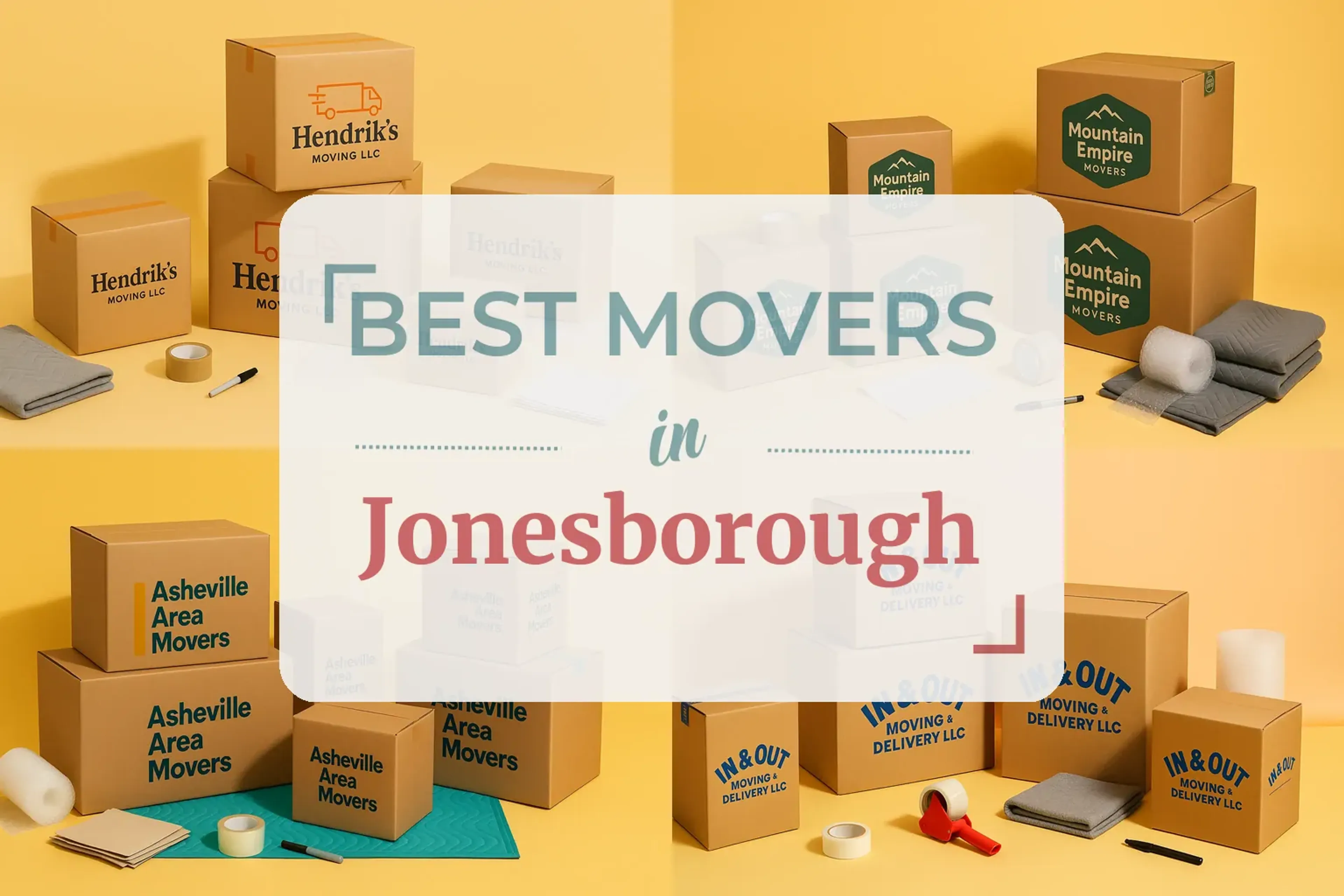Side-by-side comparison of Jonesborough moving companies
