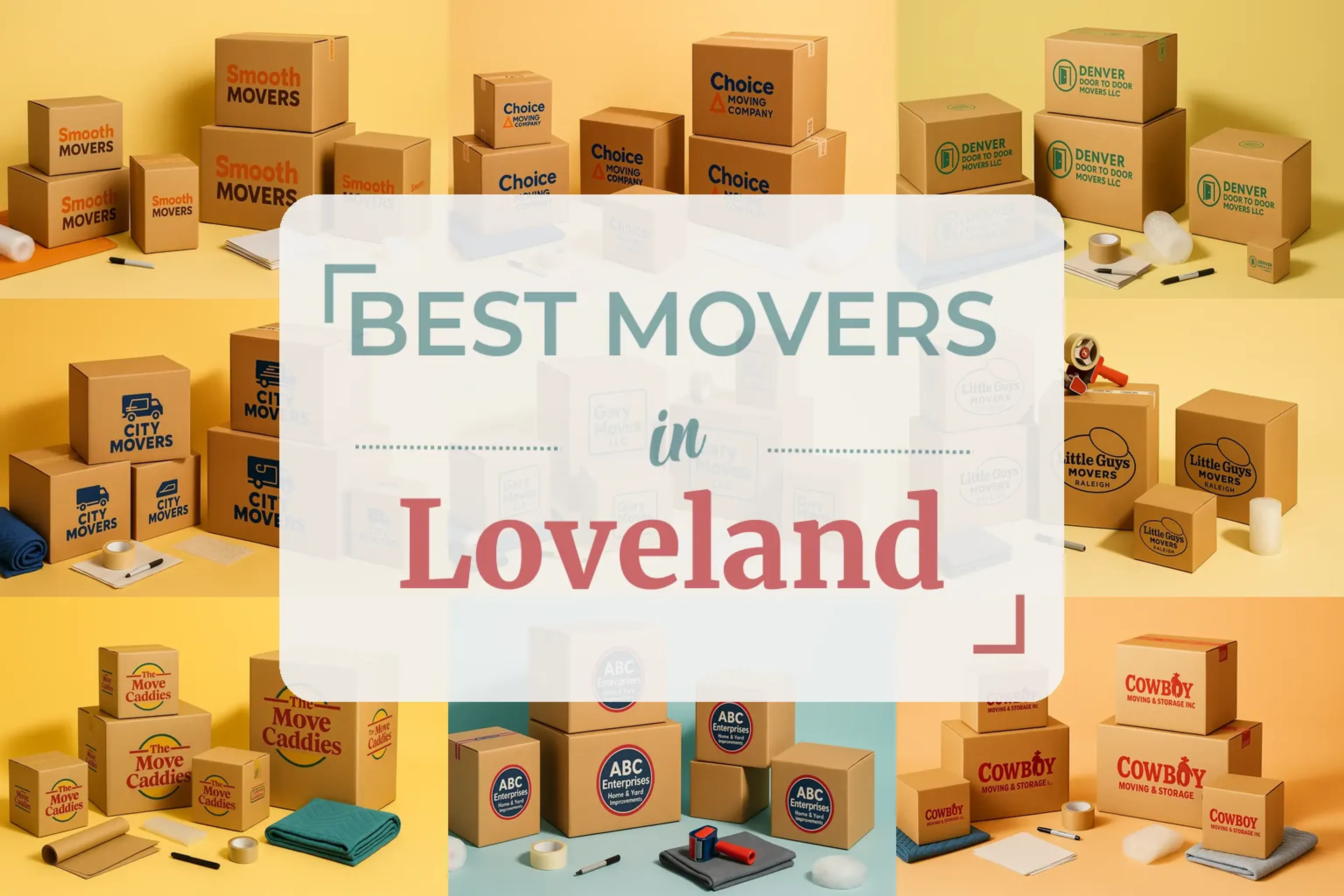 Side-by-side comparison of Loveland moving companies