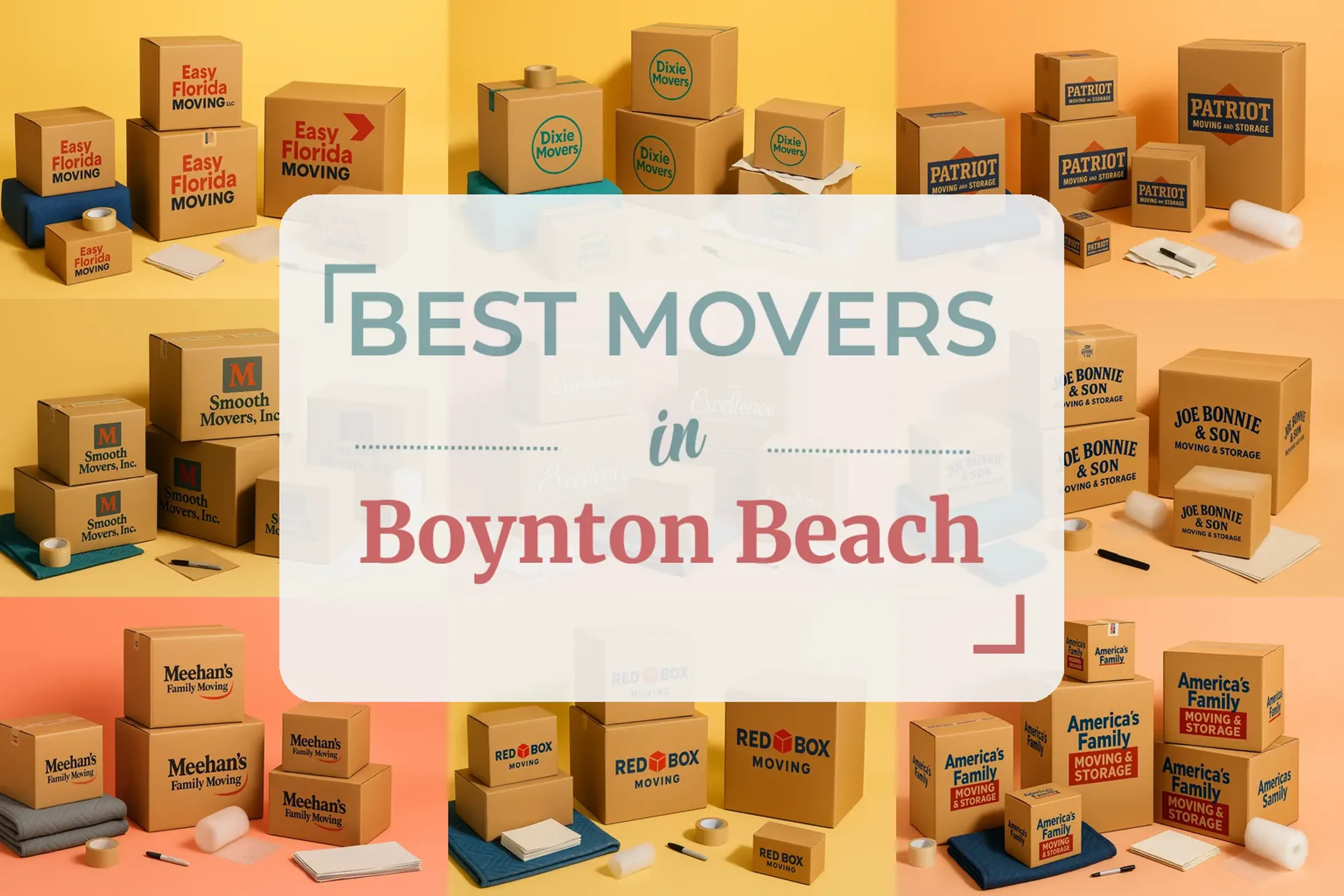 Side-by-side comparison of Boynton Beach moving companies