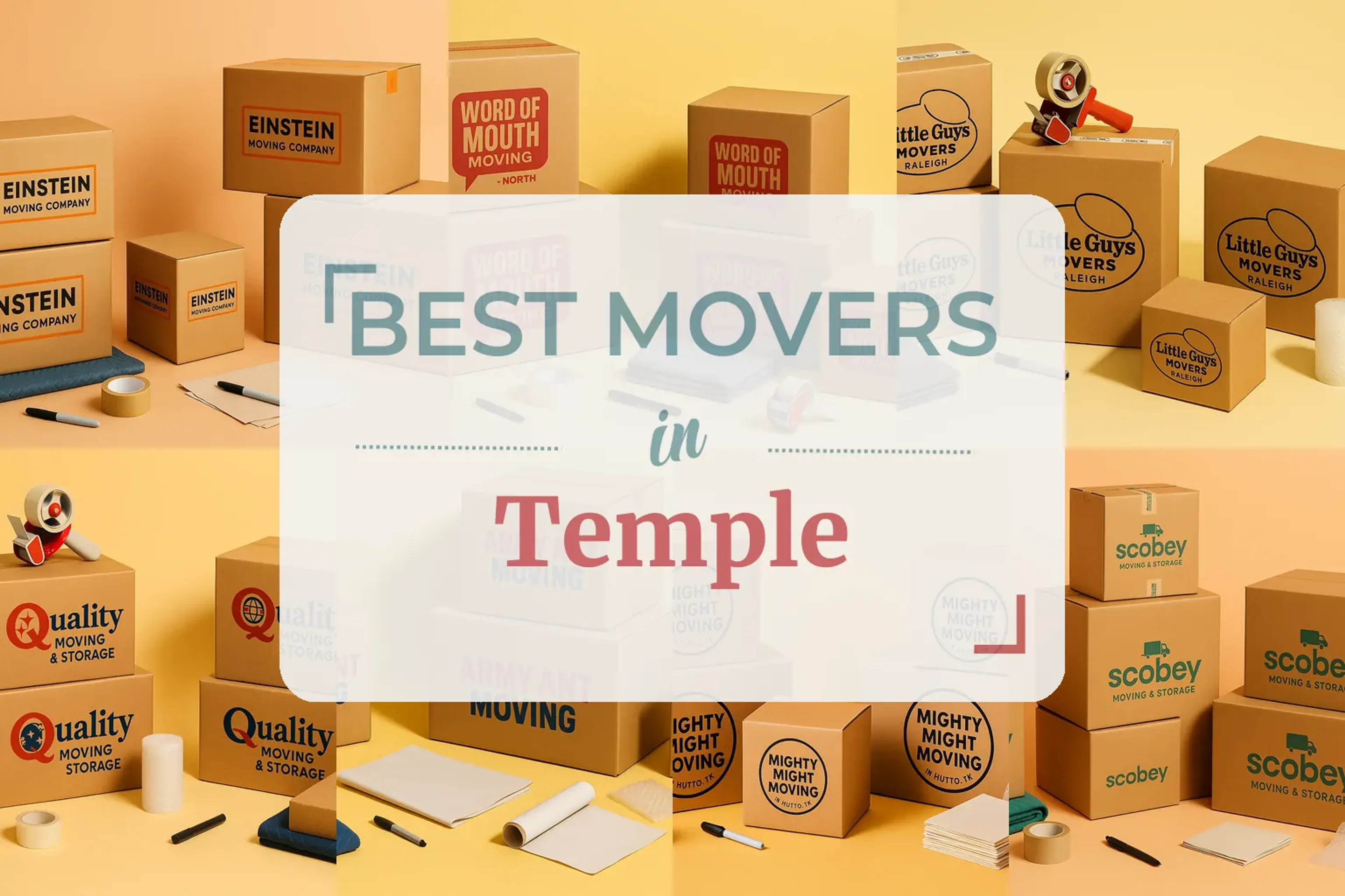Side-by-side comparison of Temple moving companies