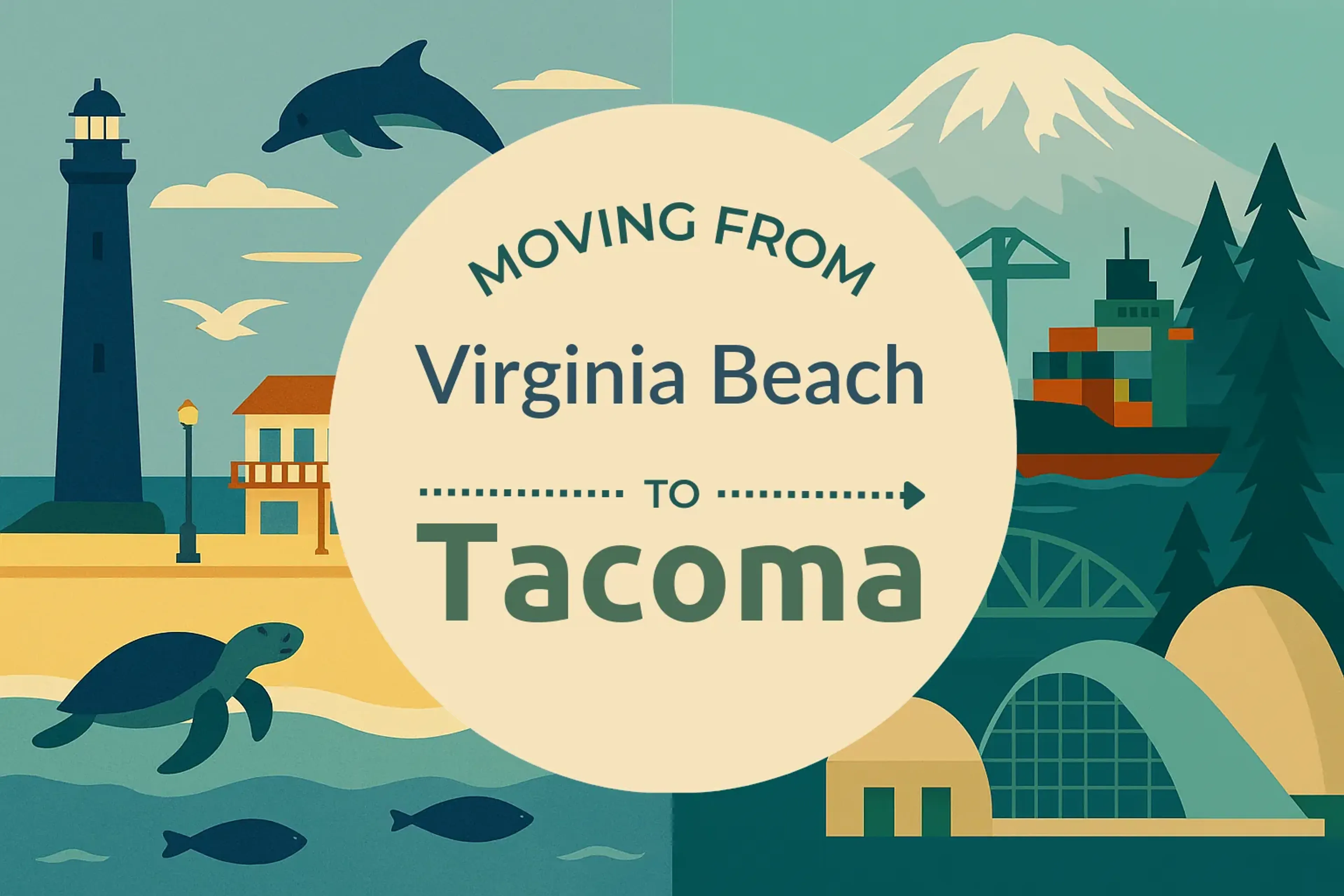 Side-by-side comparison of Virginia Beach to Tacoma moving companies