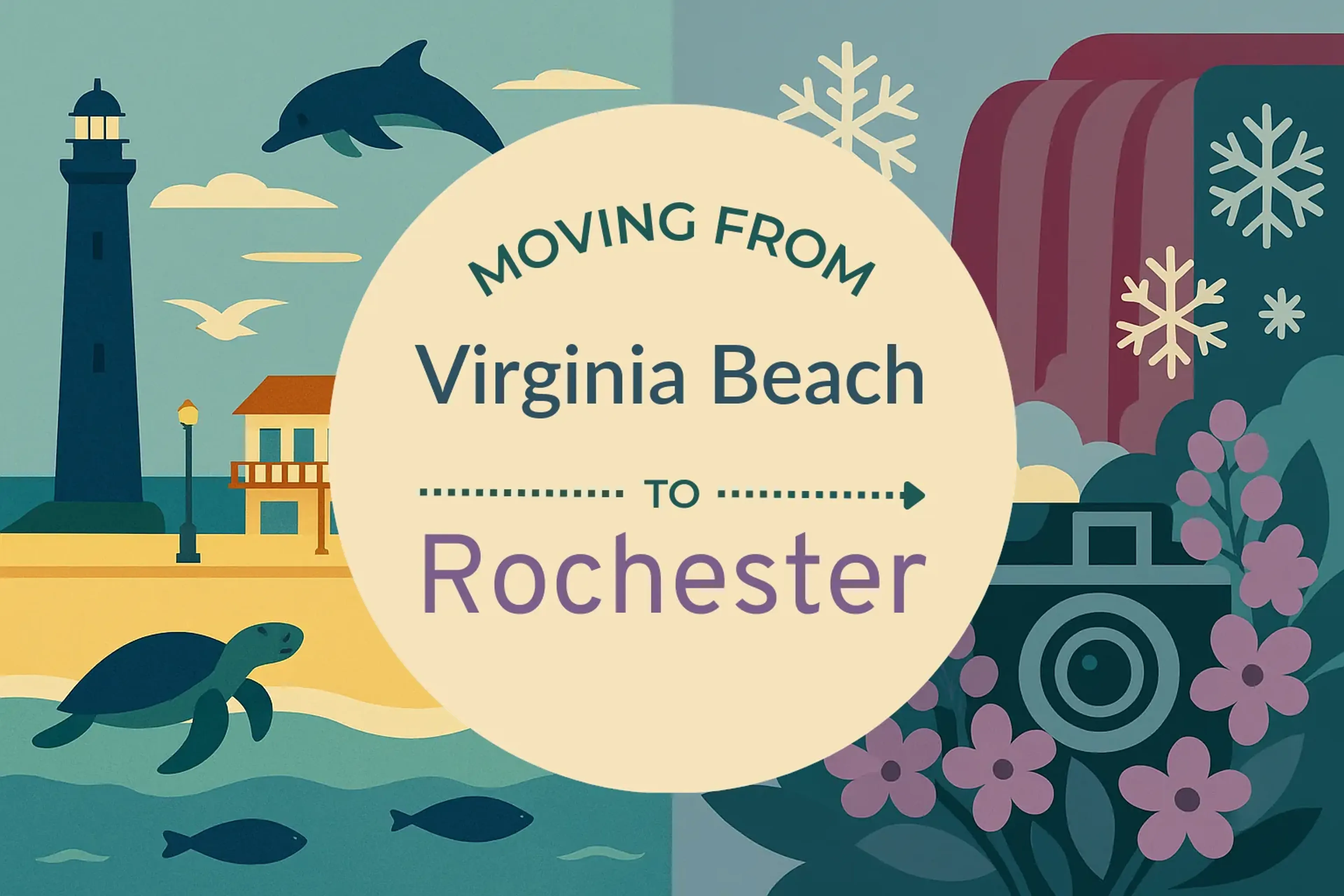 Side-by-side comparison of Virginia Beach to Rochester moving companies