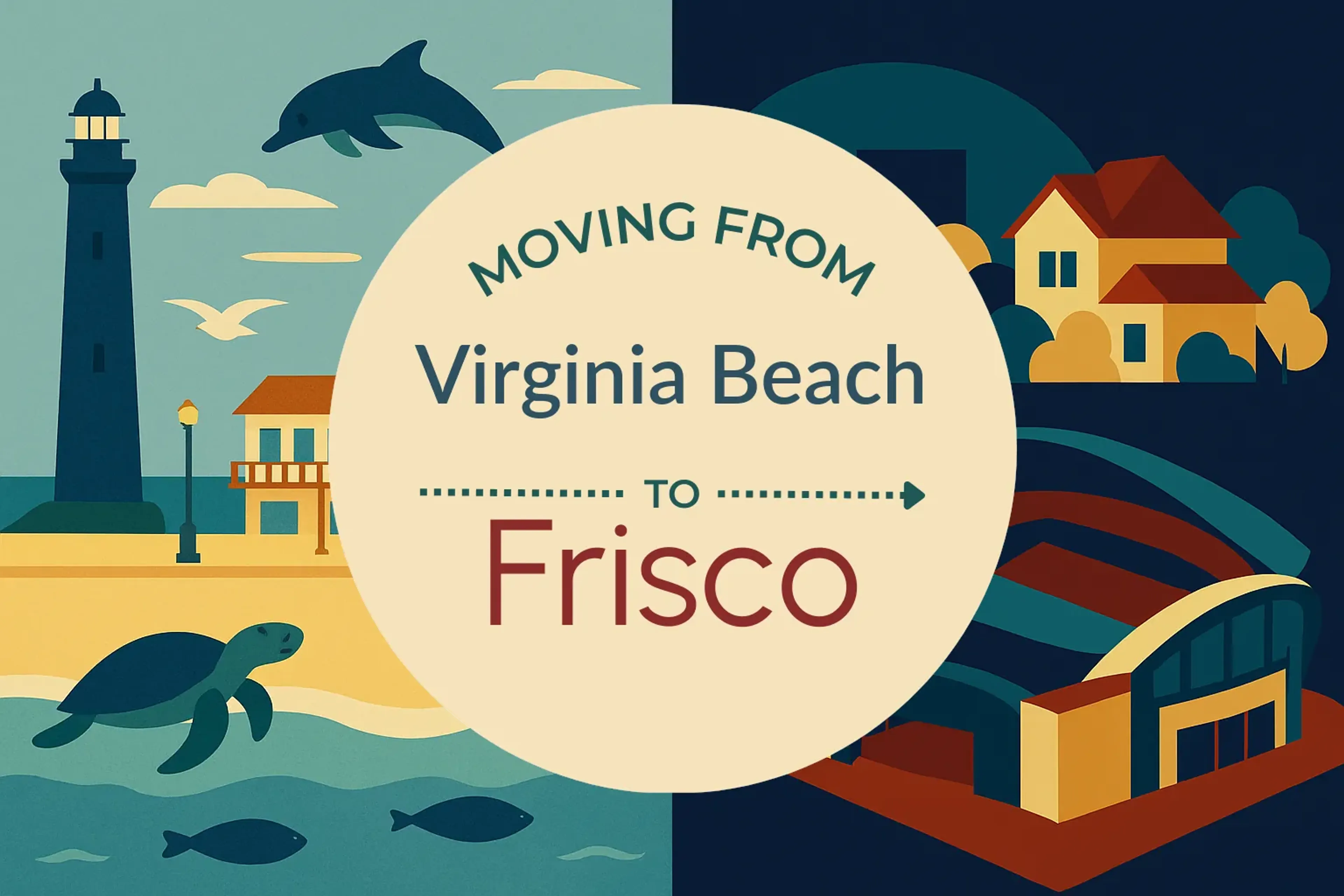 Side-by-side comparison of Virginia Beach to Frisco moving companies