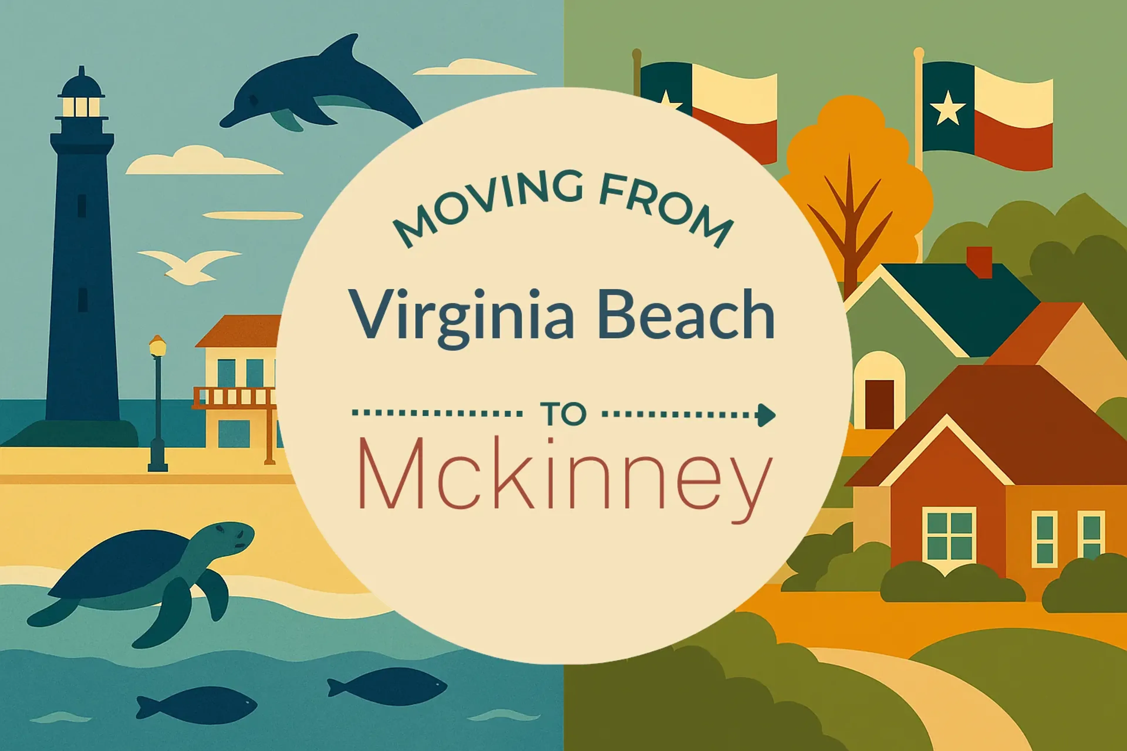 Side-by-side comparison of Virginia Beach to Mckinney moving companies