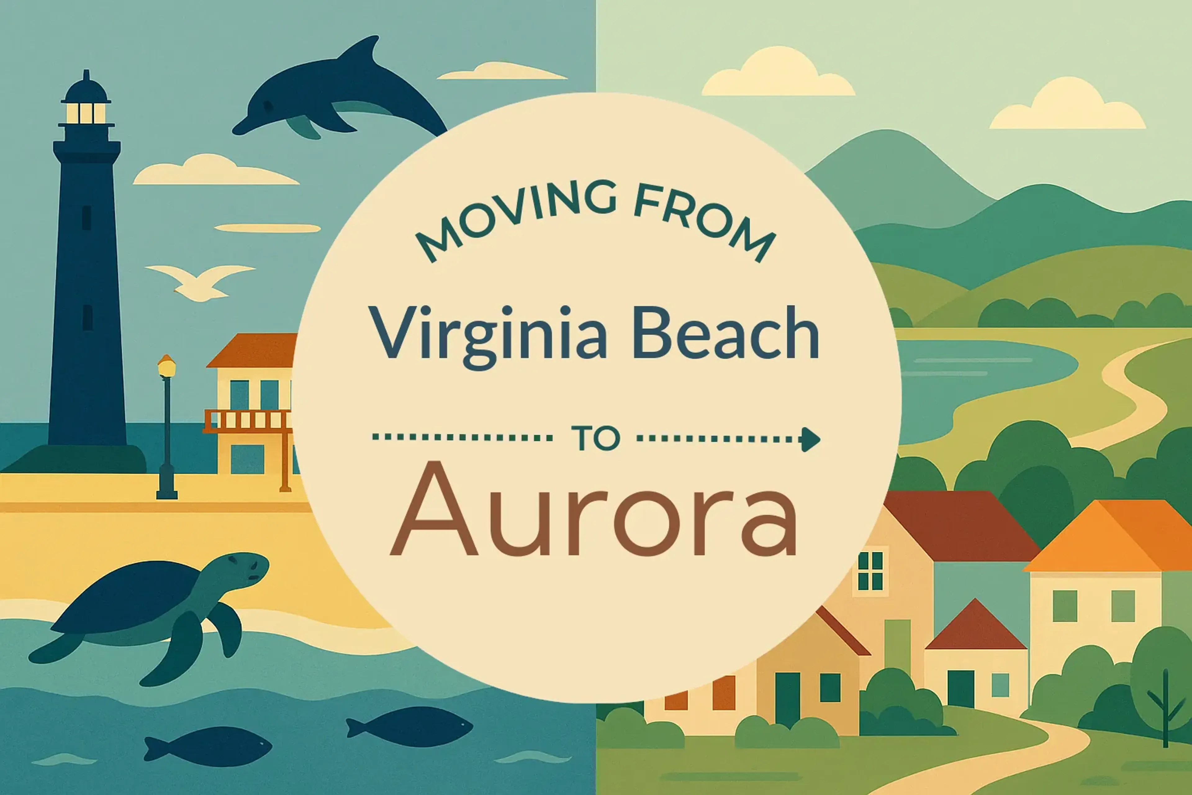 Side-by-side comparison of Virginia Beach to Aurora moving companies