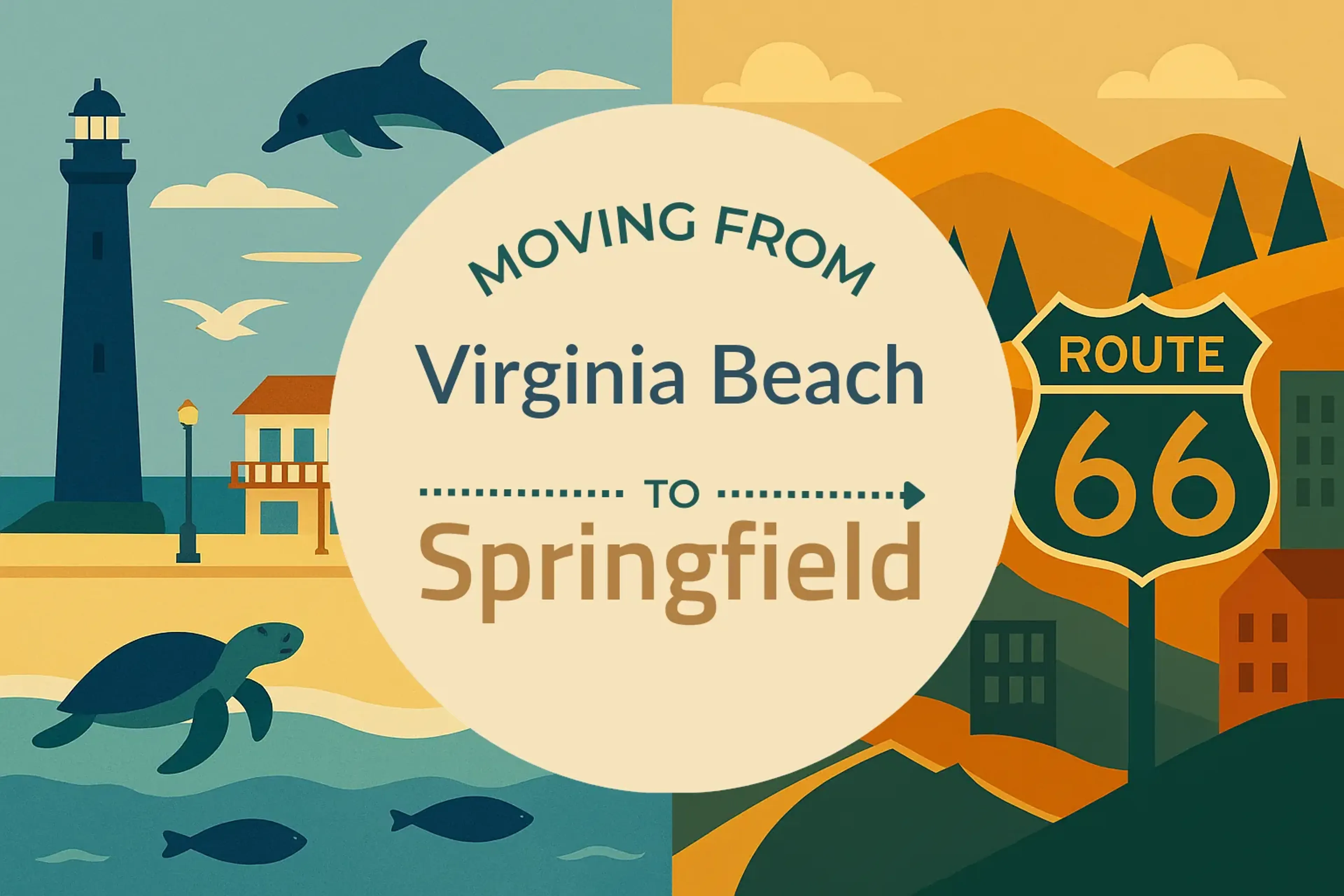 Side-by-side comparison of Virginia Beach to Springfield moving companies