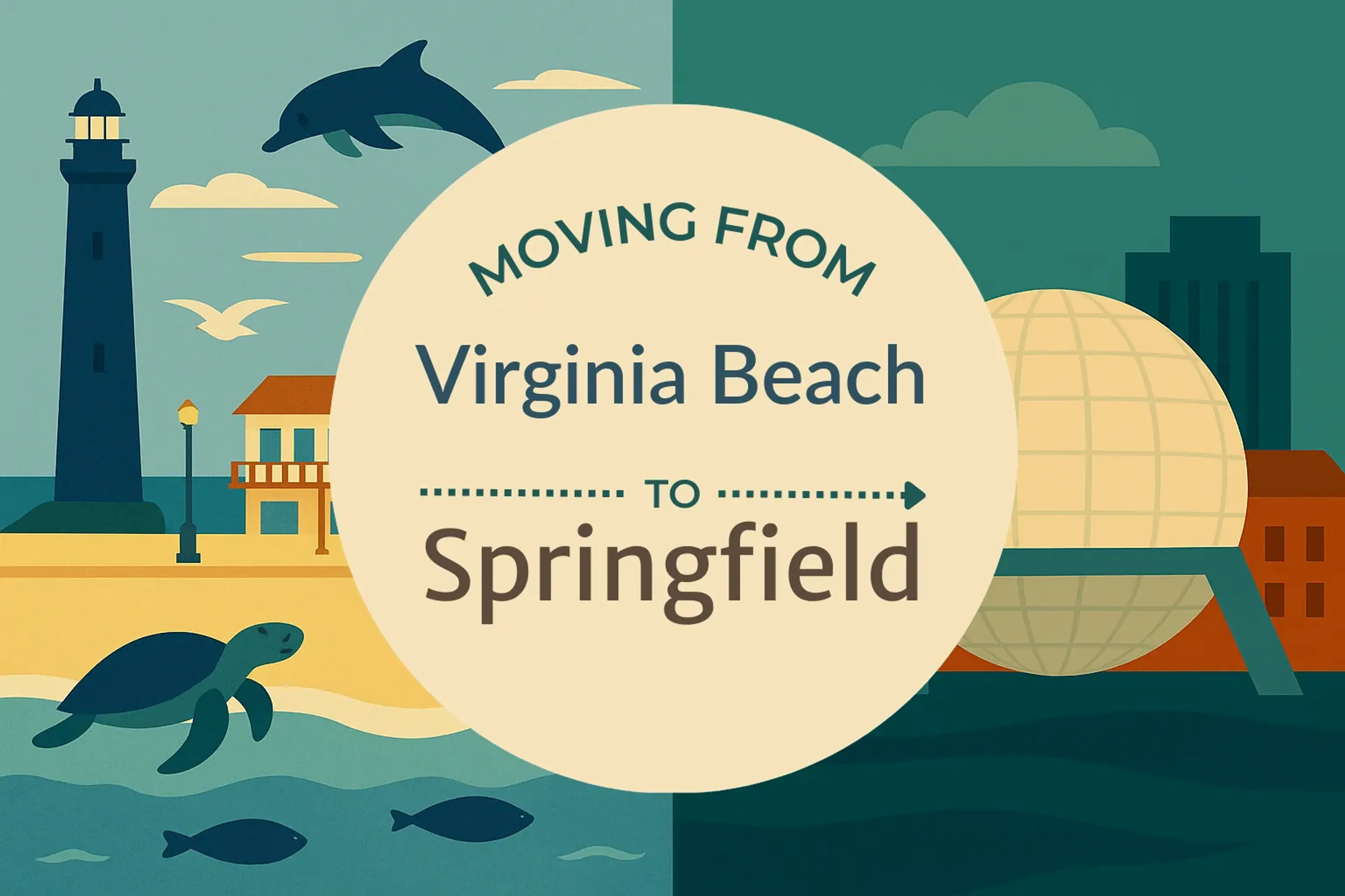 Side-by-side comparison of Virginia Beach to Springfield moving companies
