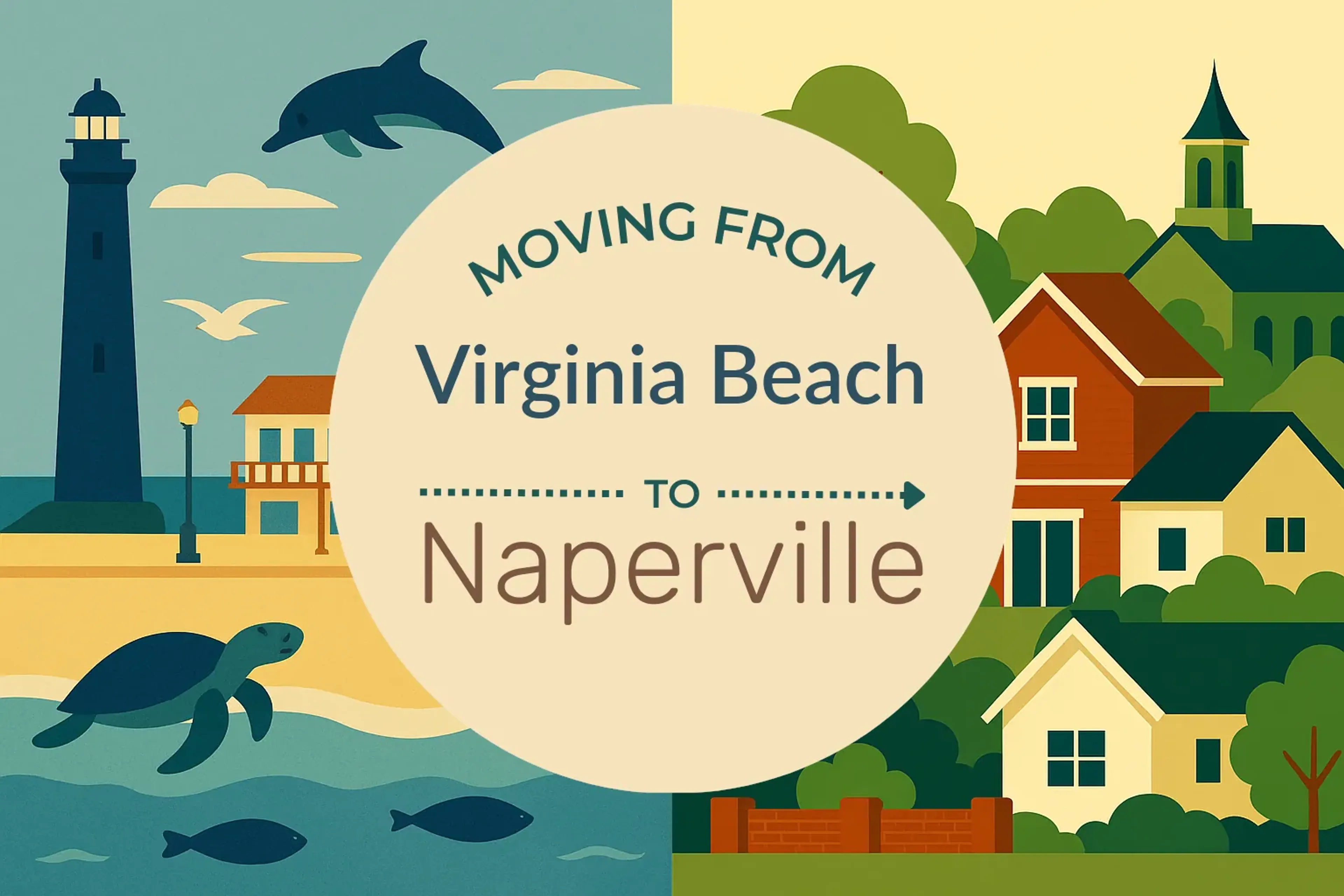 Side-by-side comparison of Virginia Beach to Naperville moving companies