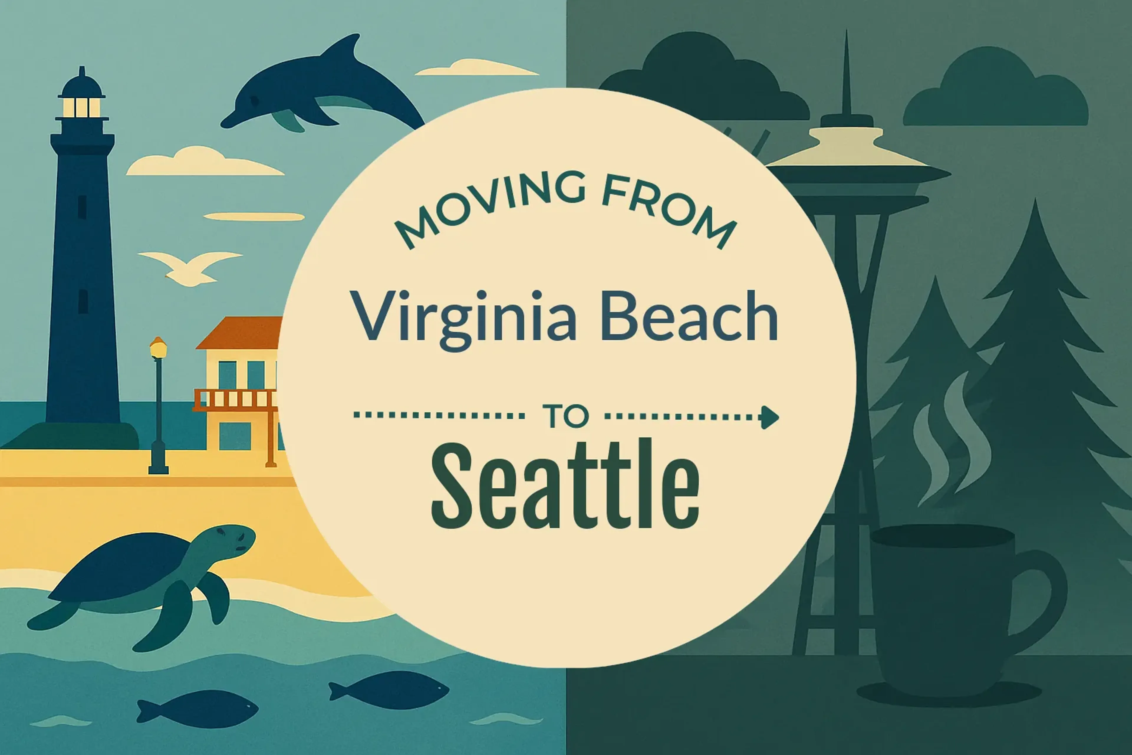 Side-by-side comparison of Virginia Beach to Seattle moving companies