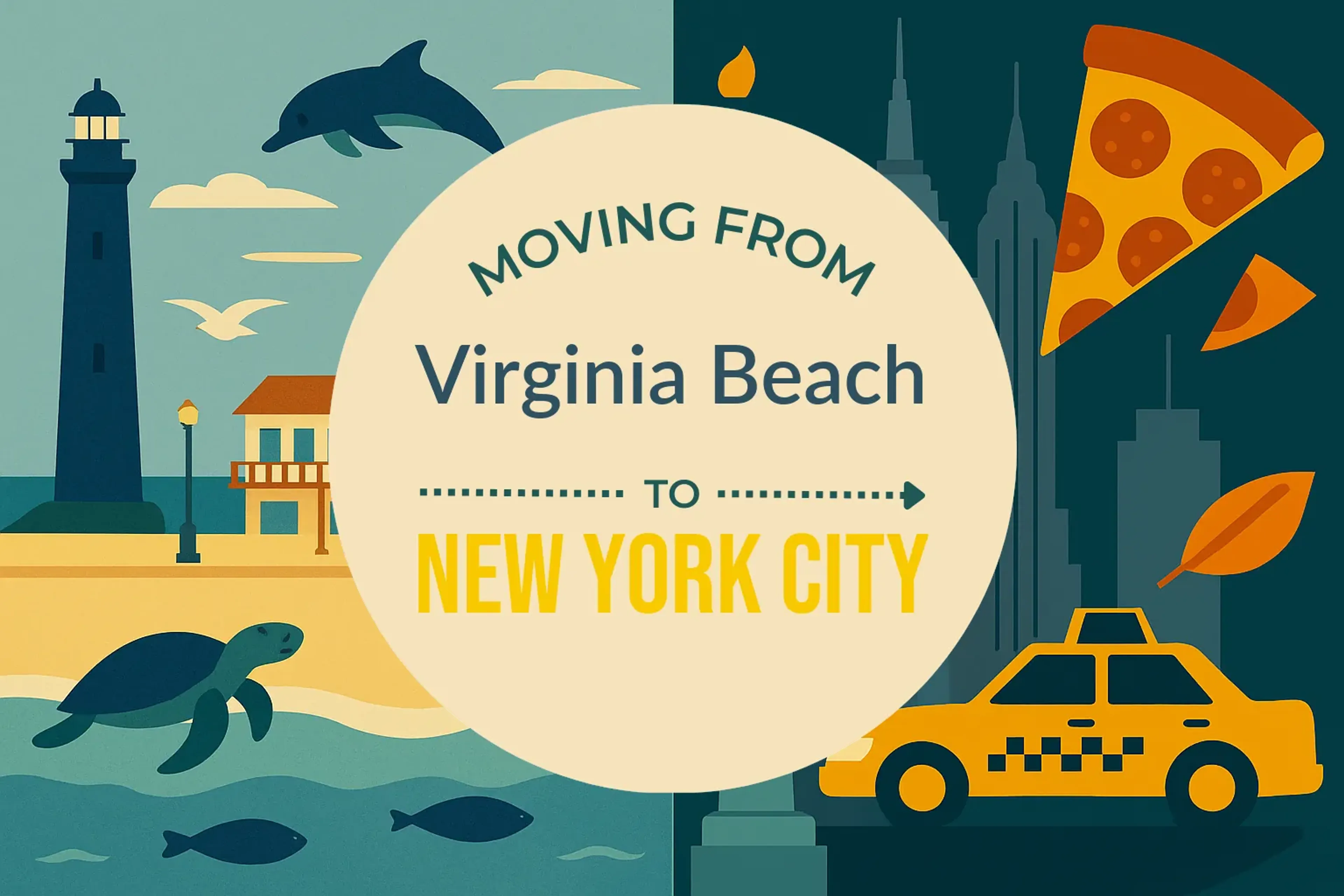 Side-by-side comparison of Virginia Beach to New York City moving companies