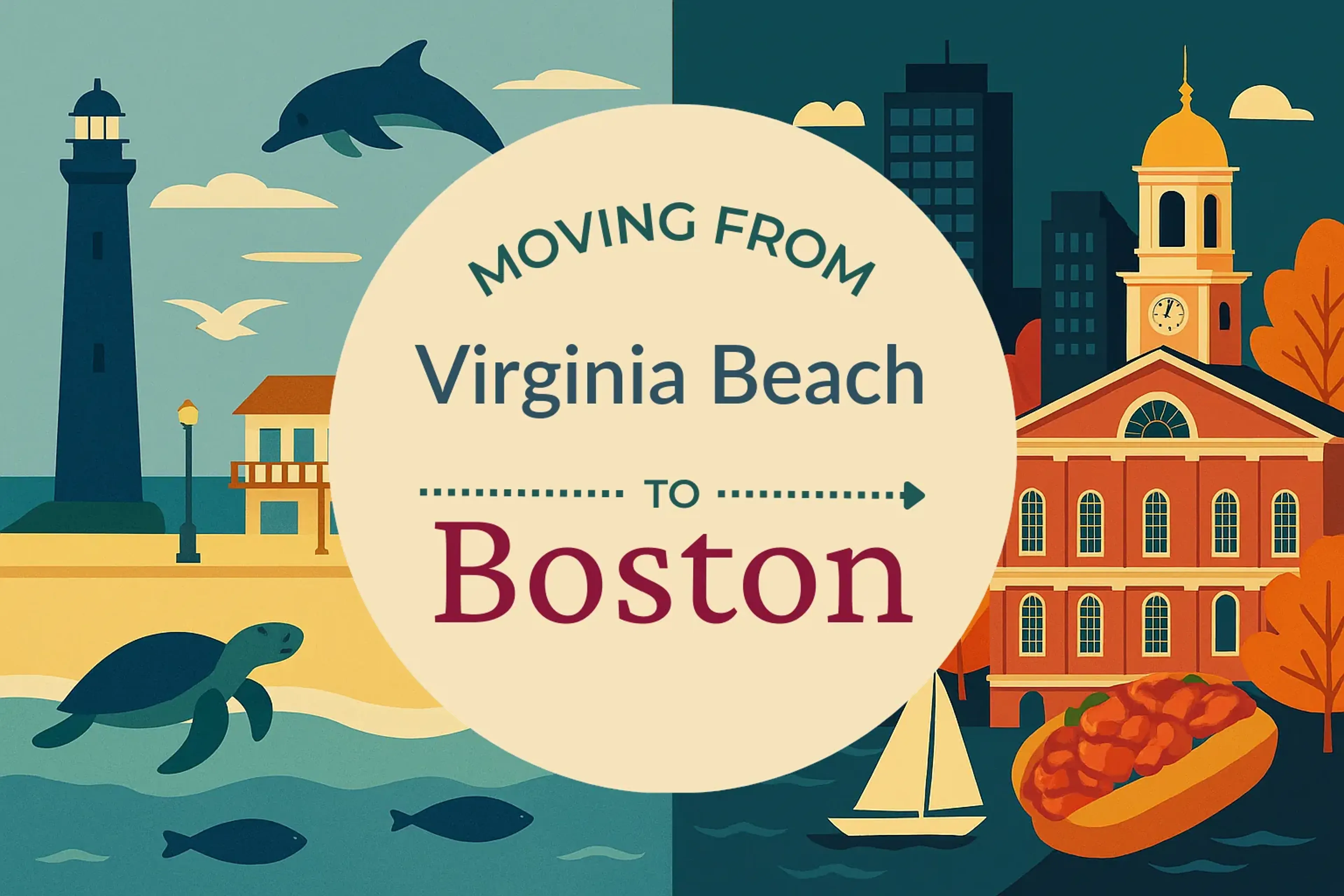 Side-by-side comparison of Virginia Beach to Boston moving companies