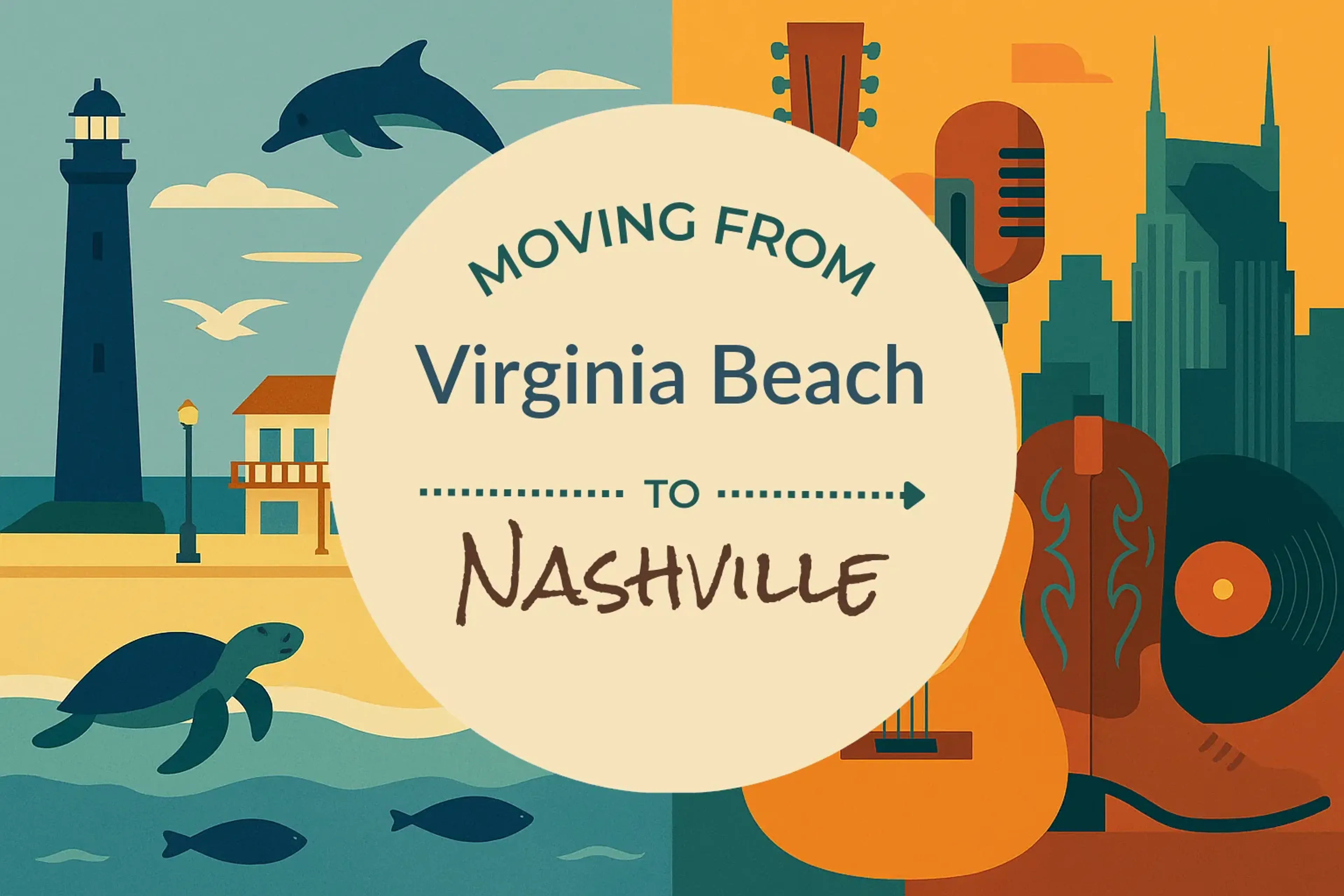 Side-by-side comparison of Virginia Beach to Nashville moving companies