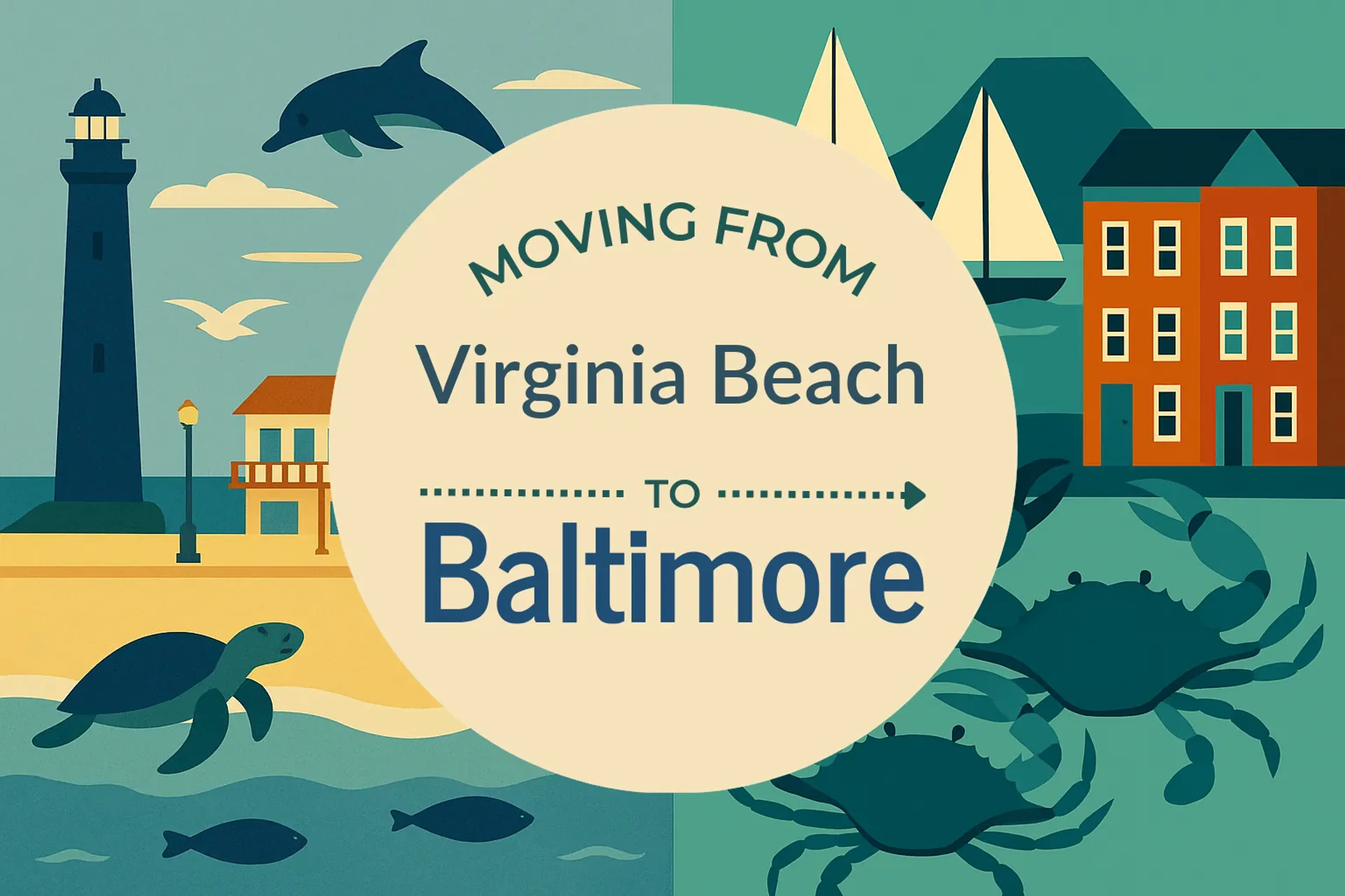 Side-by-side comparison of Virginia Beach to Baltimore moving companies