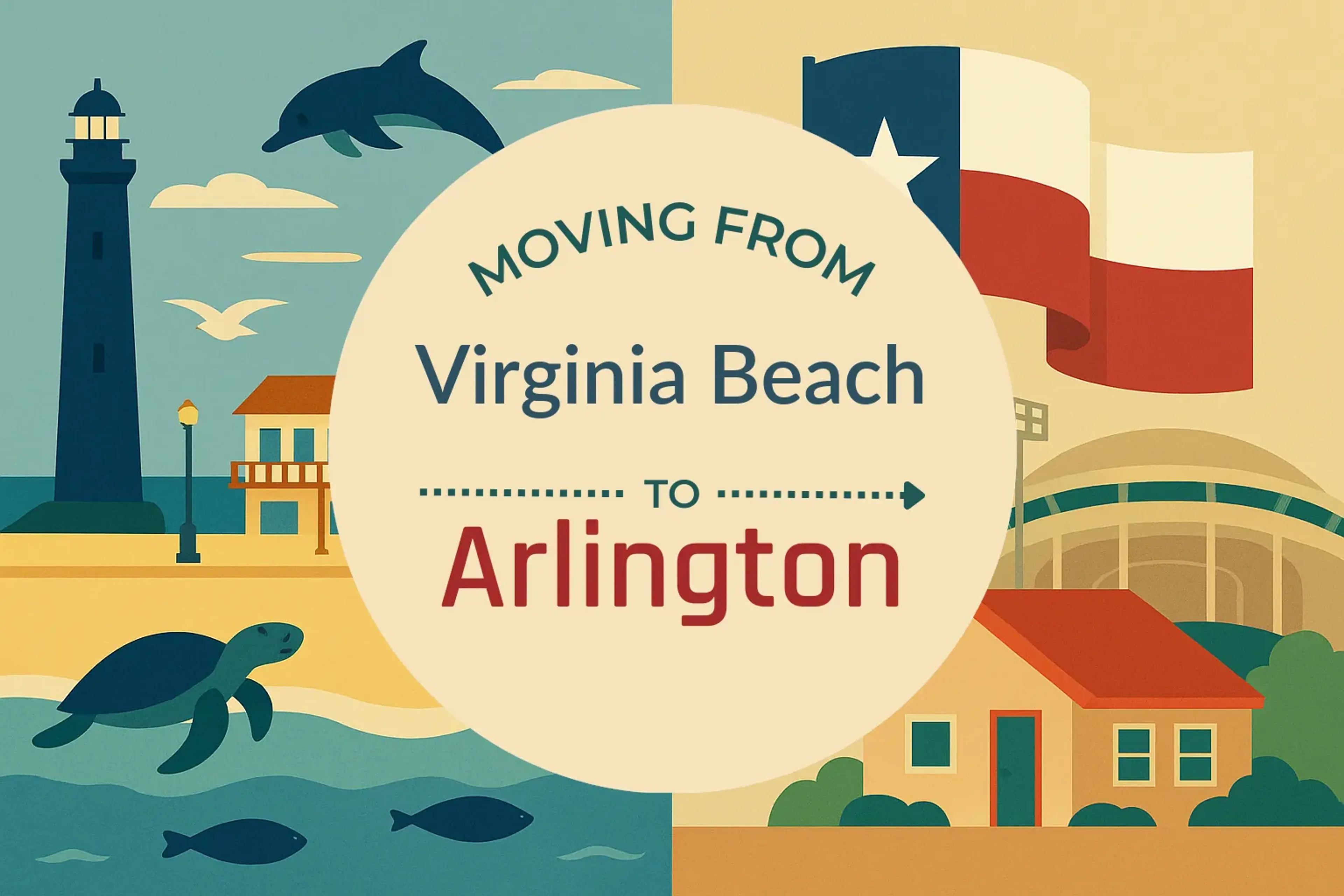 Side-by-side comparison of Virginia Beach to Arlington moving companies