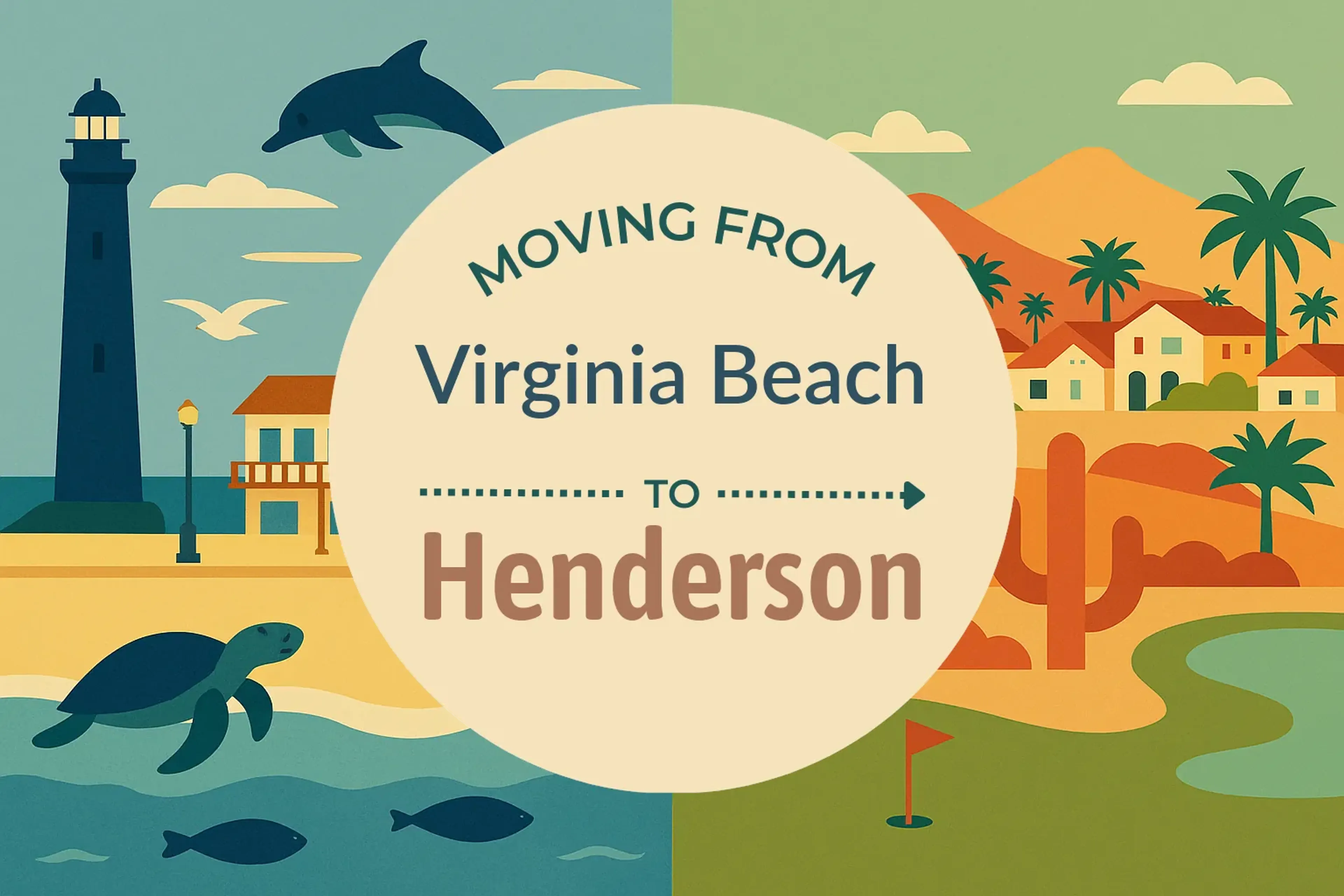 Side-by-side comparison of Virginia Beach to Henderson moving companies