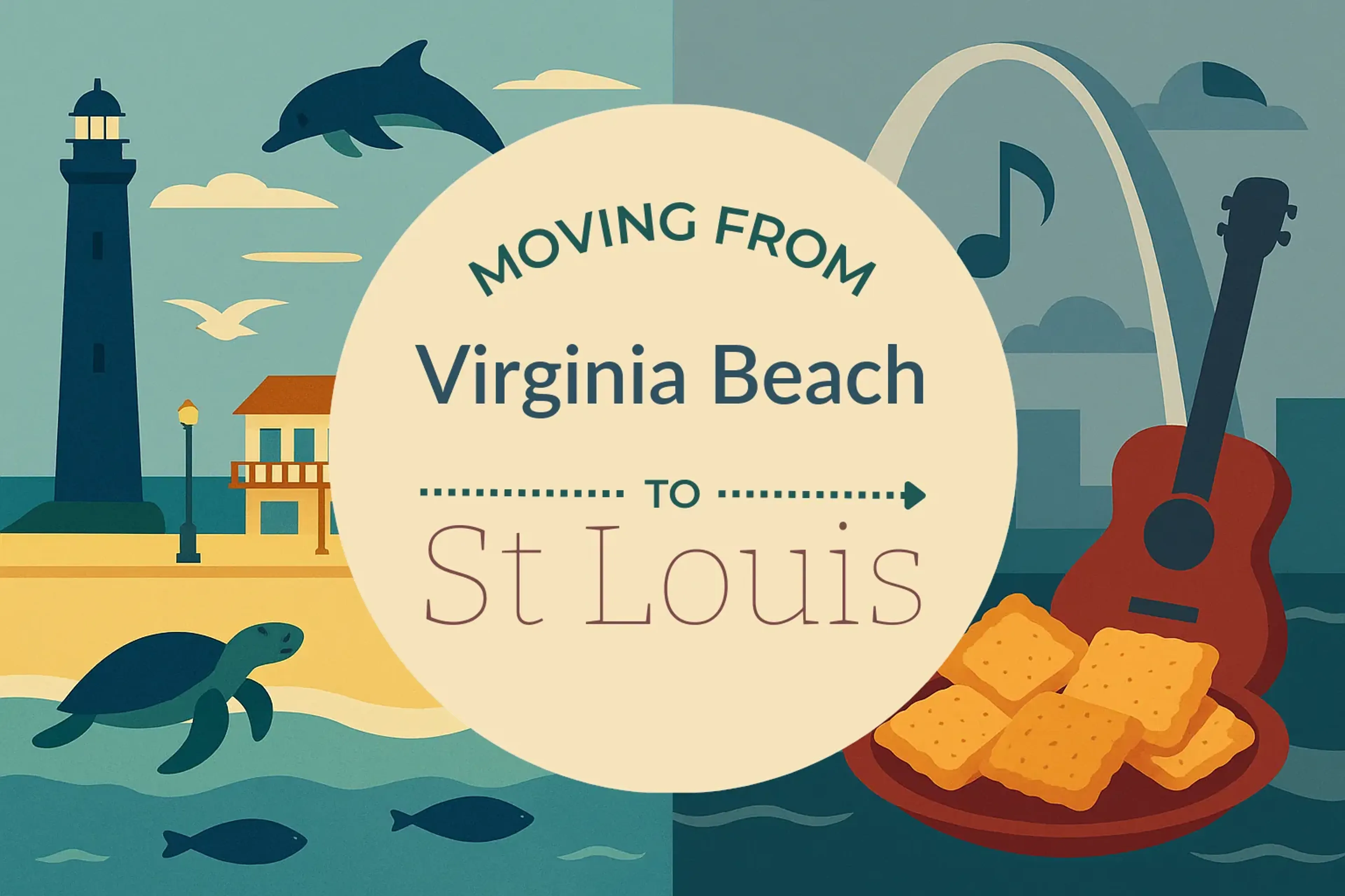 Side-by-side comparison of Virginia Beach to St. Louis moving companies