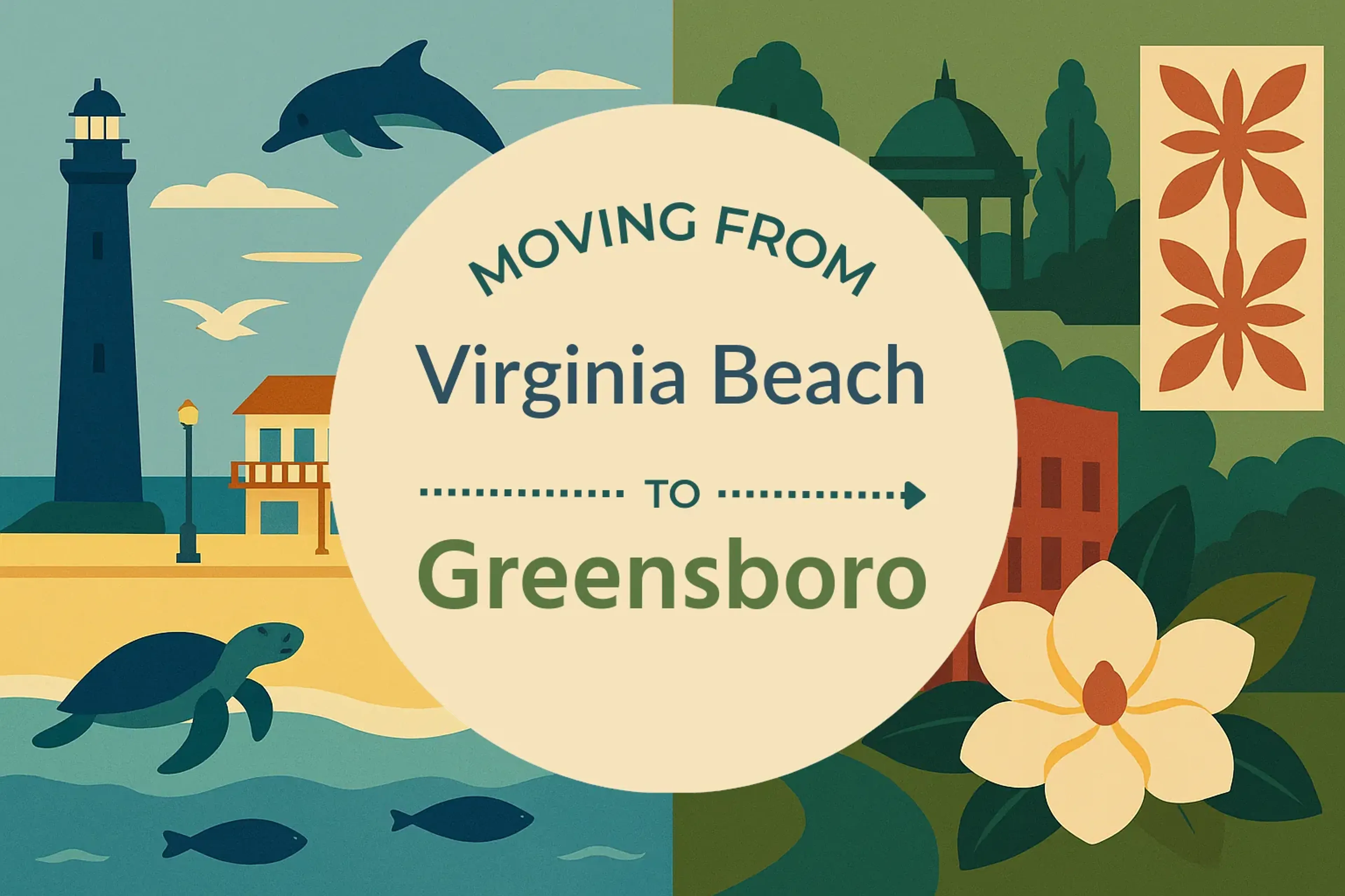 Side-by-side comparison of Virginia Beach to Greensboro moving companies