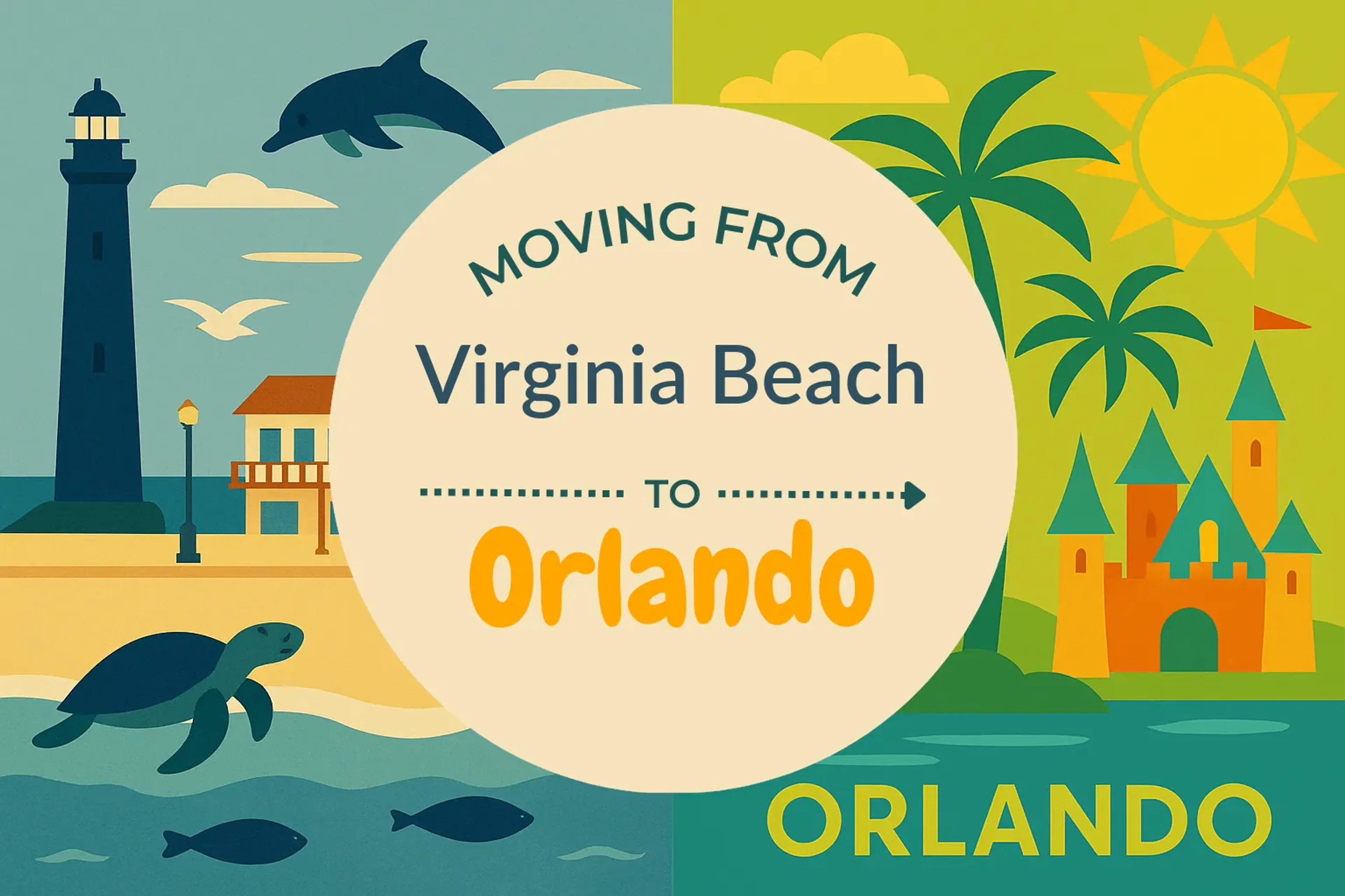 Side-by-side comparison of Virginia Beach to Orlando moving companies