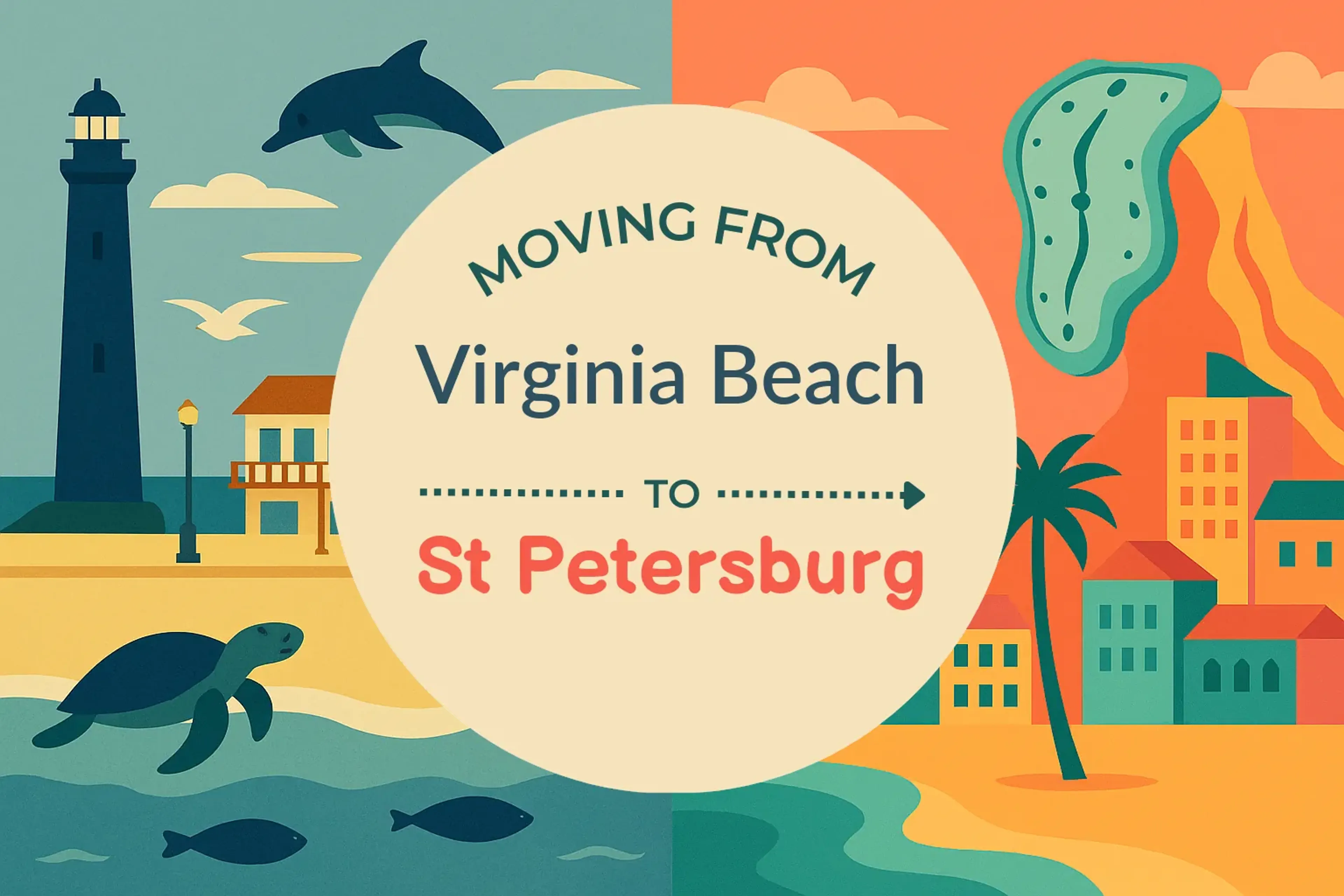 Side-by-side comparison of Virginia Beach to St. Petersburg moving companies