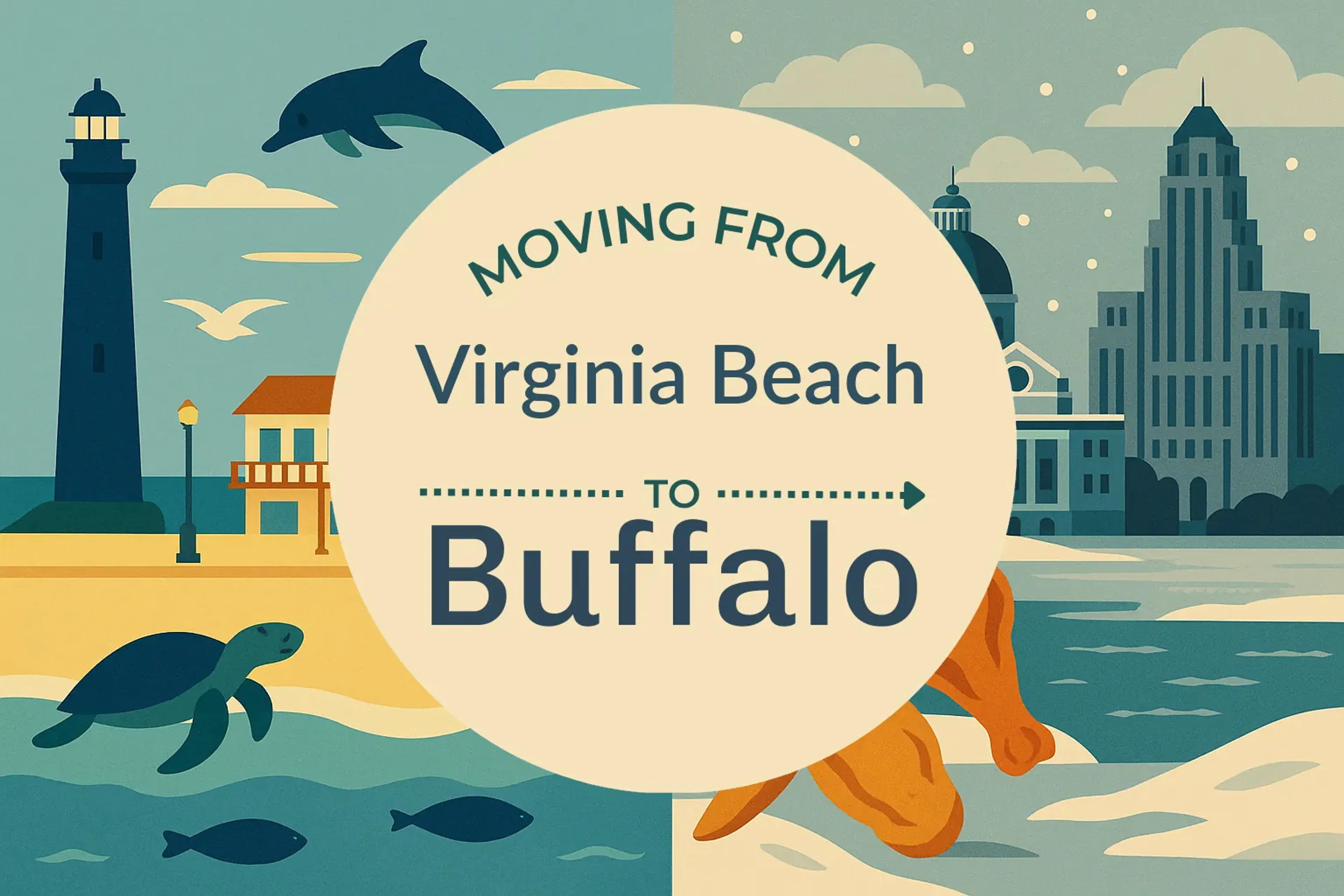 Side-by-side comparison of Virginia Beach to Buffalo moving companies