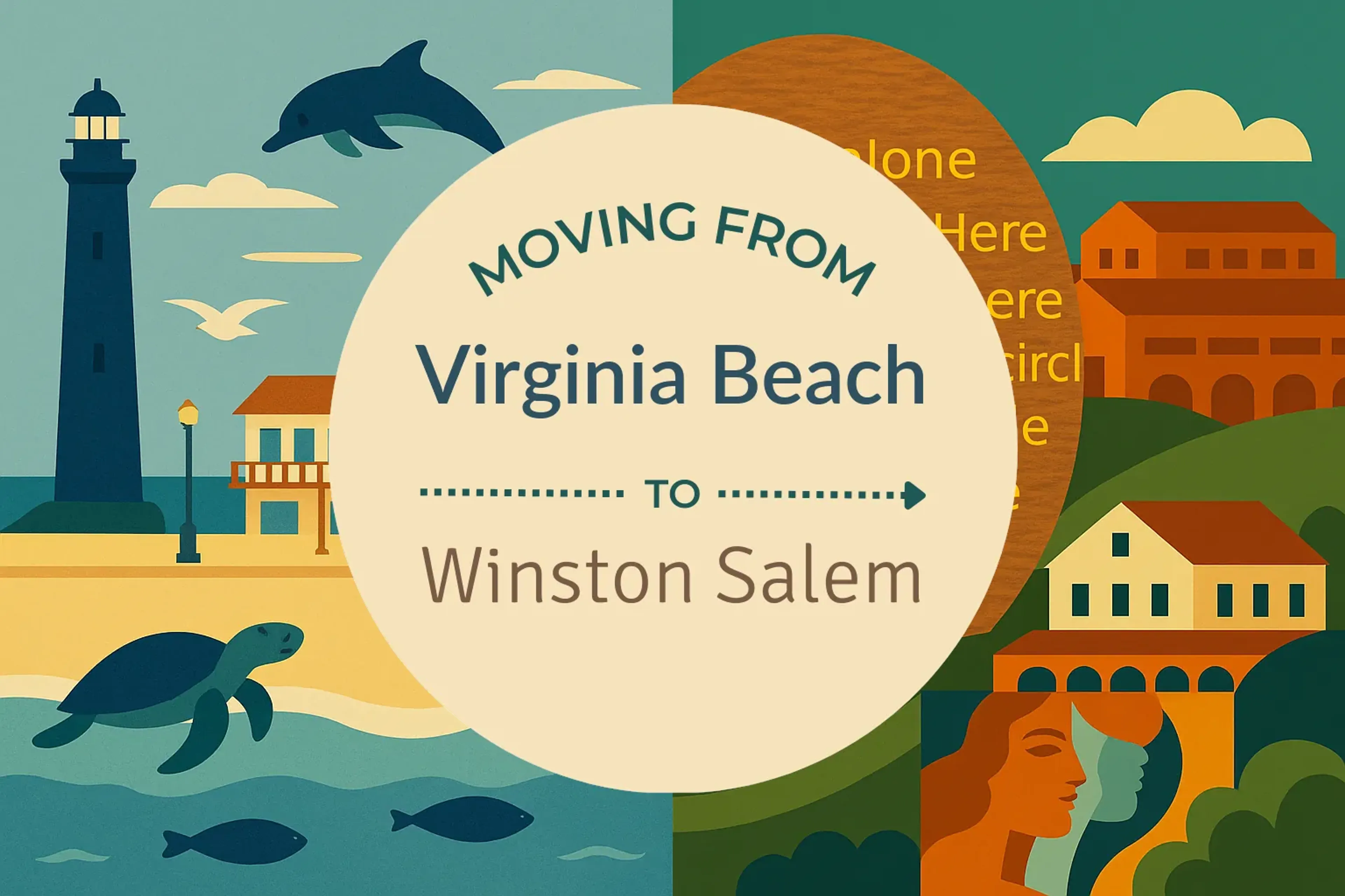 Side-by-side comparison of Virginia Beach to Winston Salem moving companies