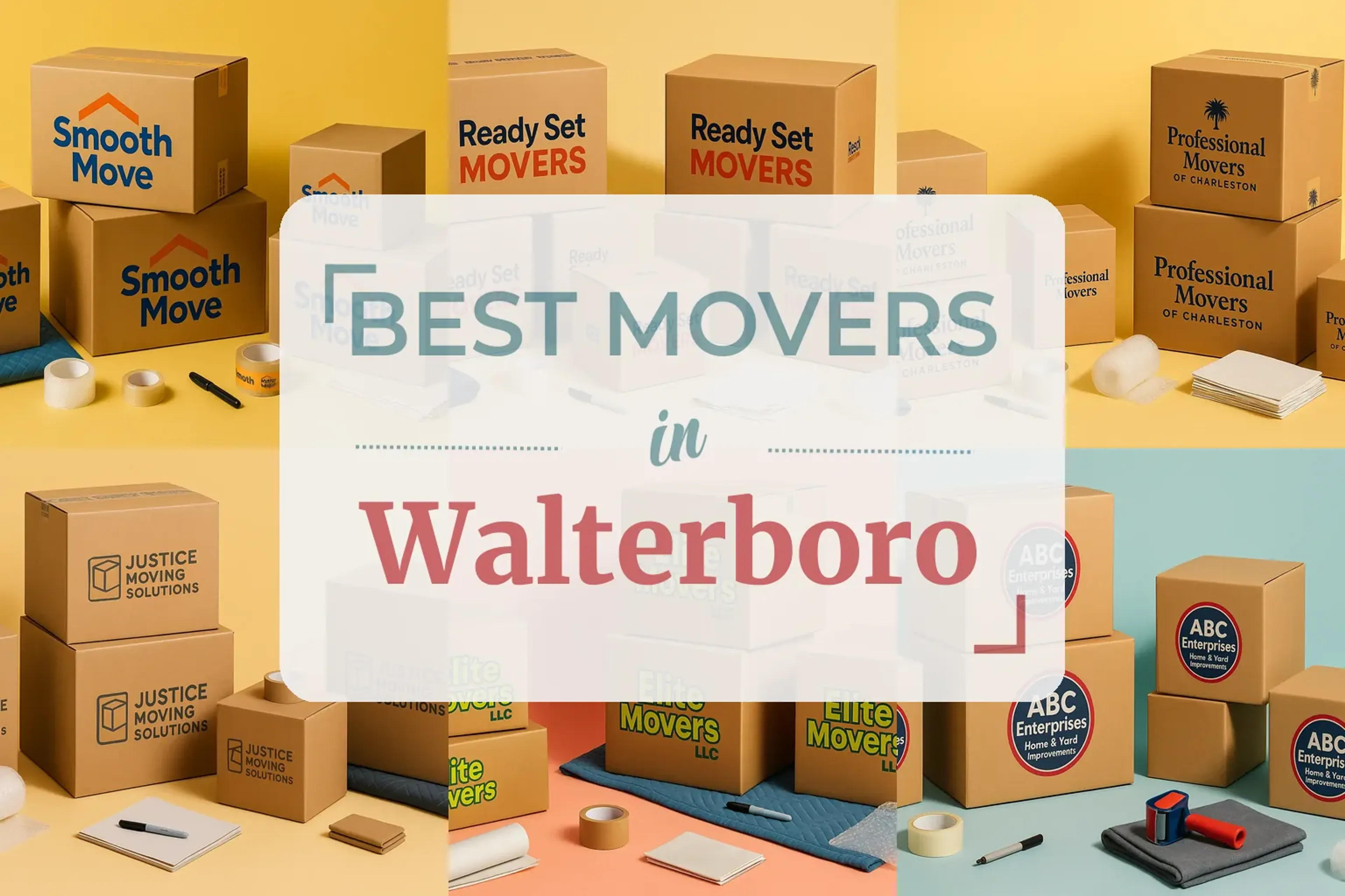 Side-by-side comparison of Walterboro moving companies