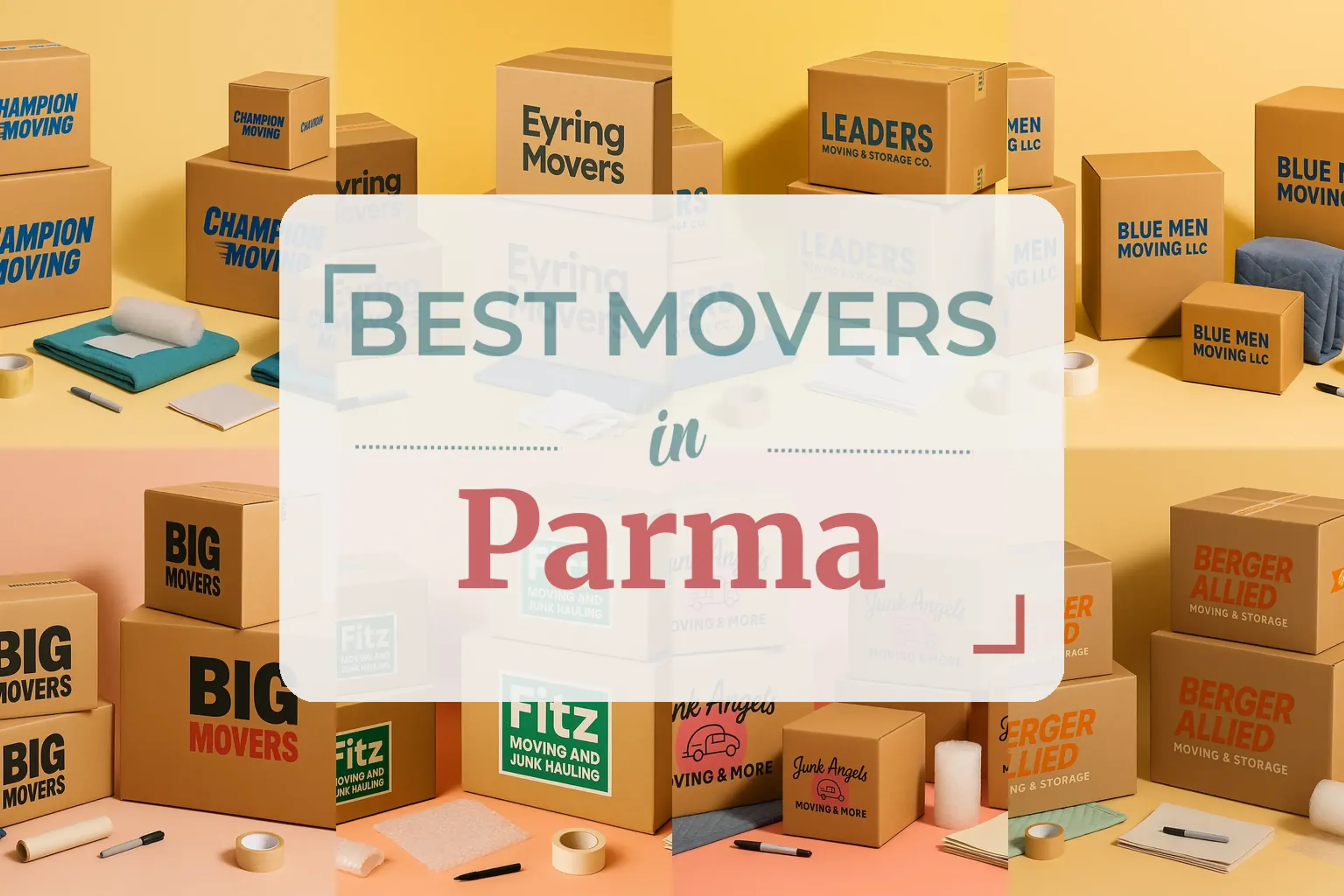 Side-by-side comparison of Parma moving companies