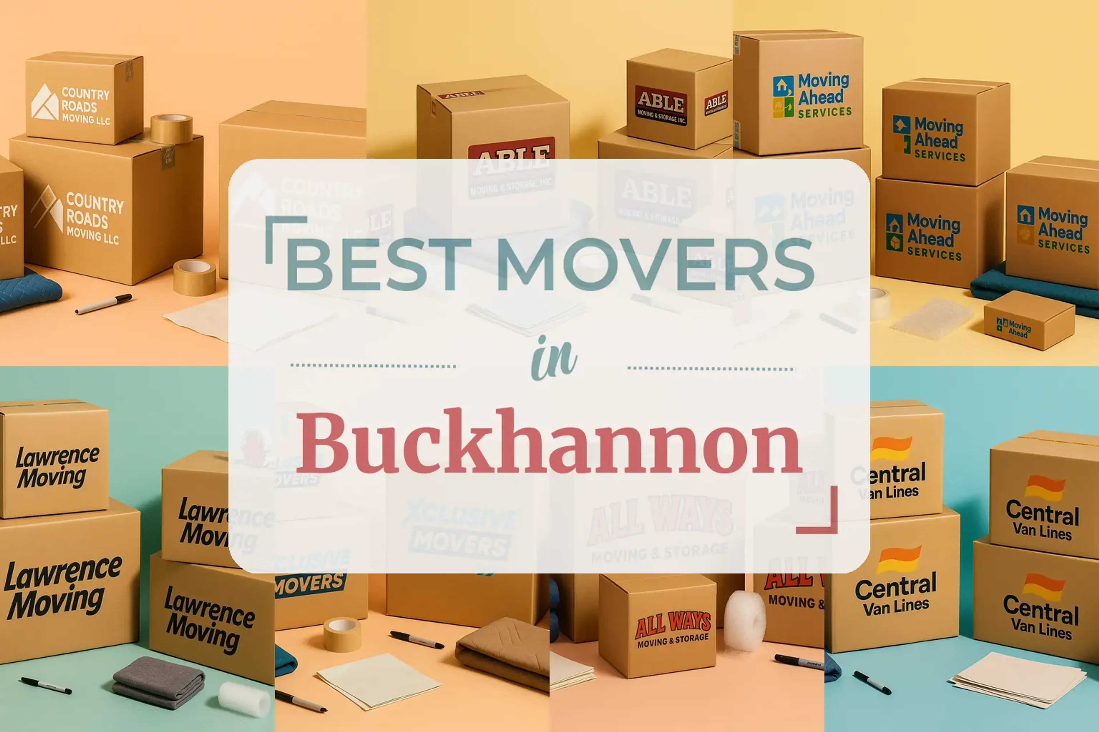 Side-by-side comparison of Buckhannon moving companies