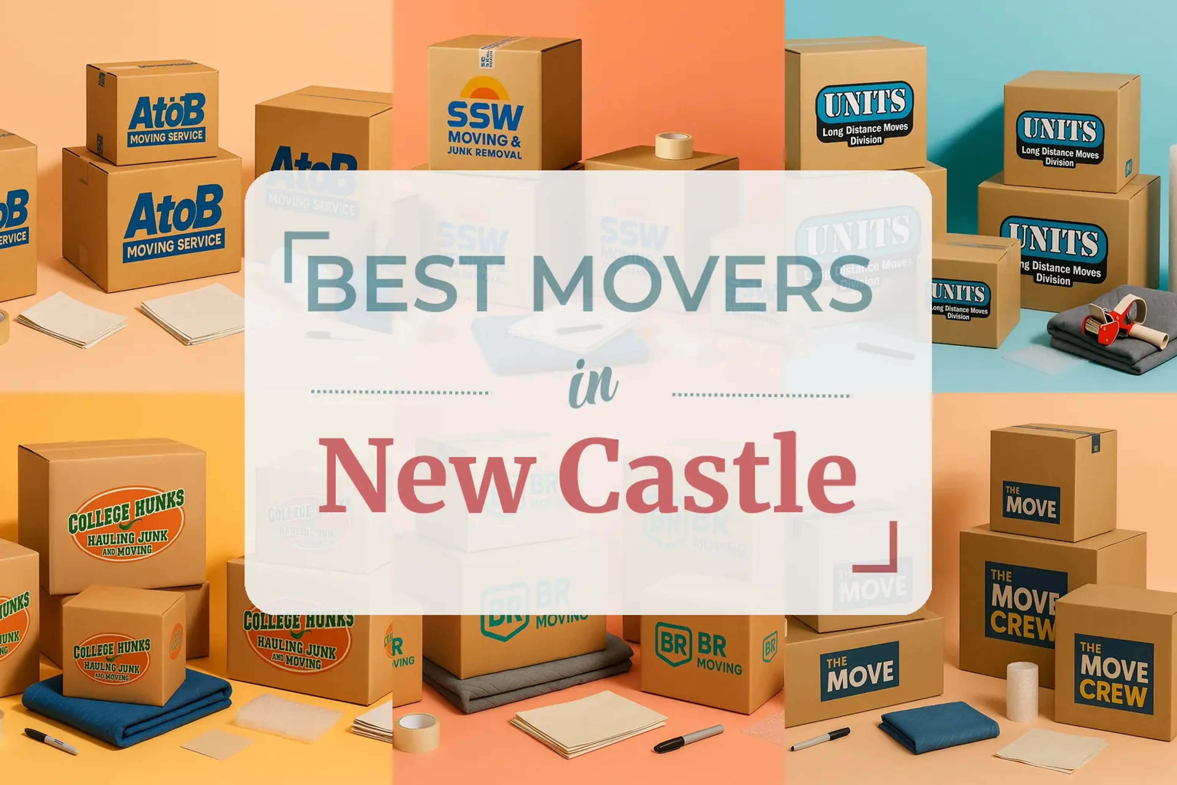 Side-by-side comparison of New Castle moving companies