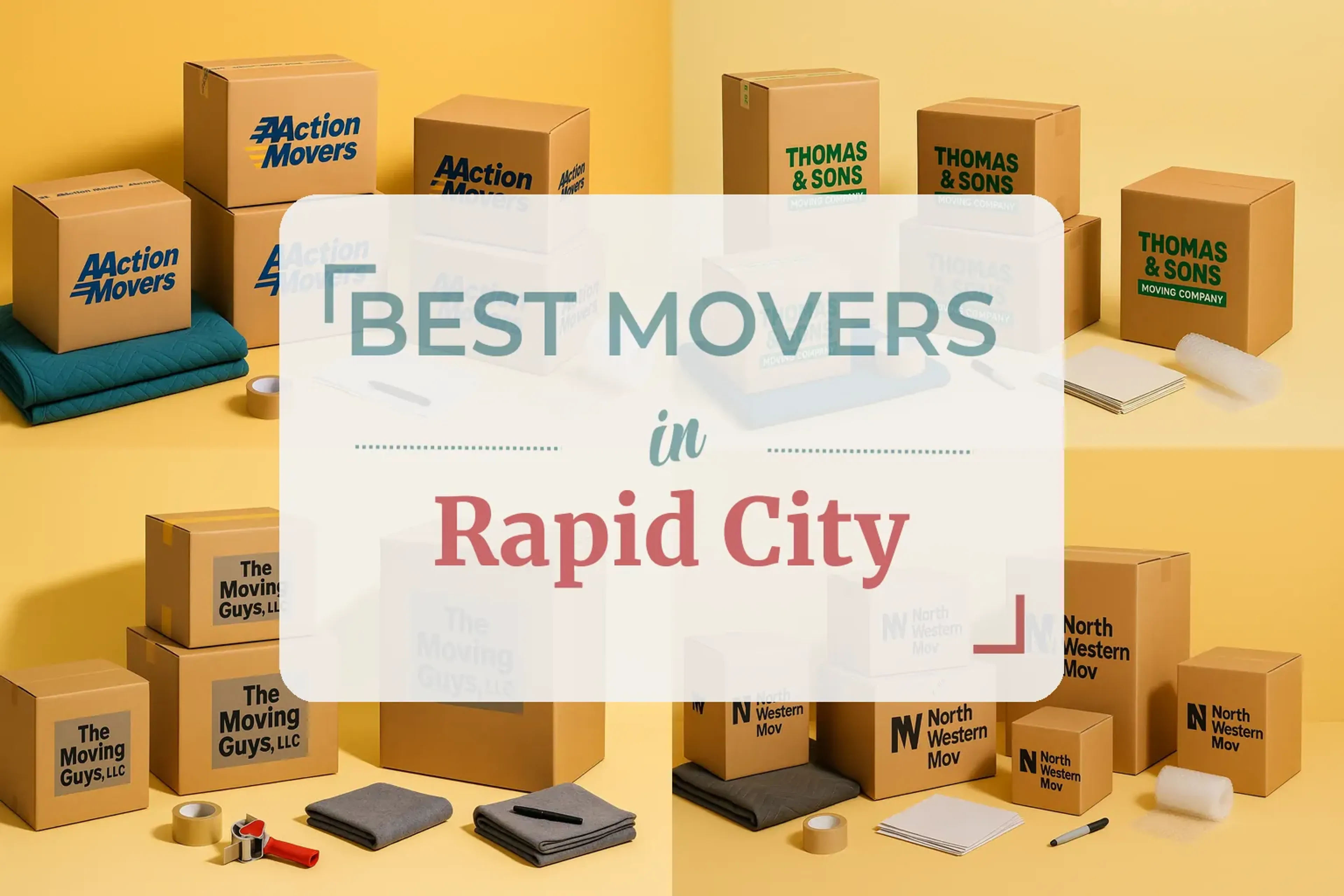 Side-by-side comparison of Rapid City moving companies