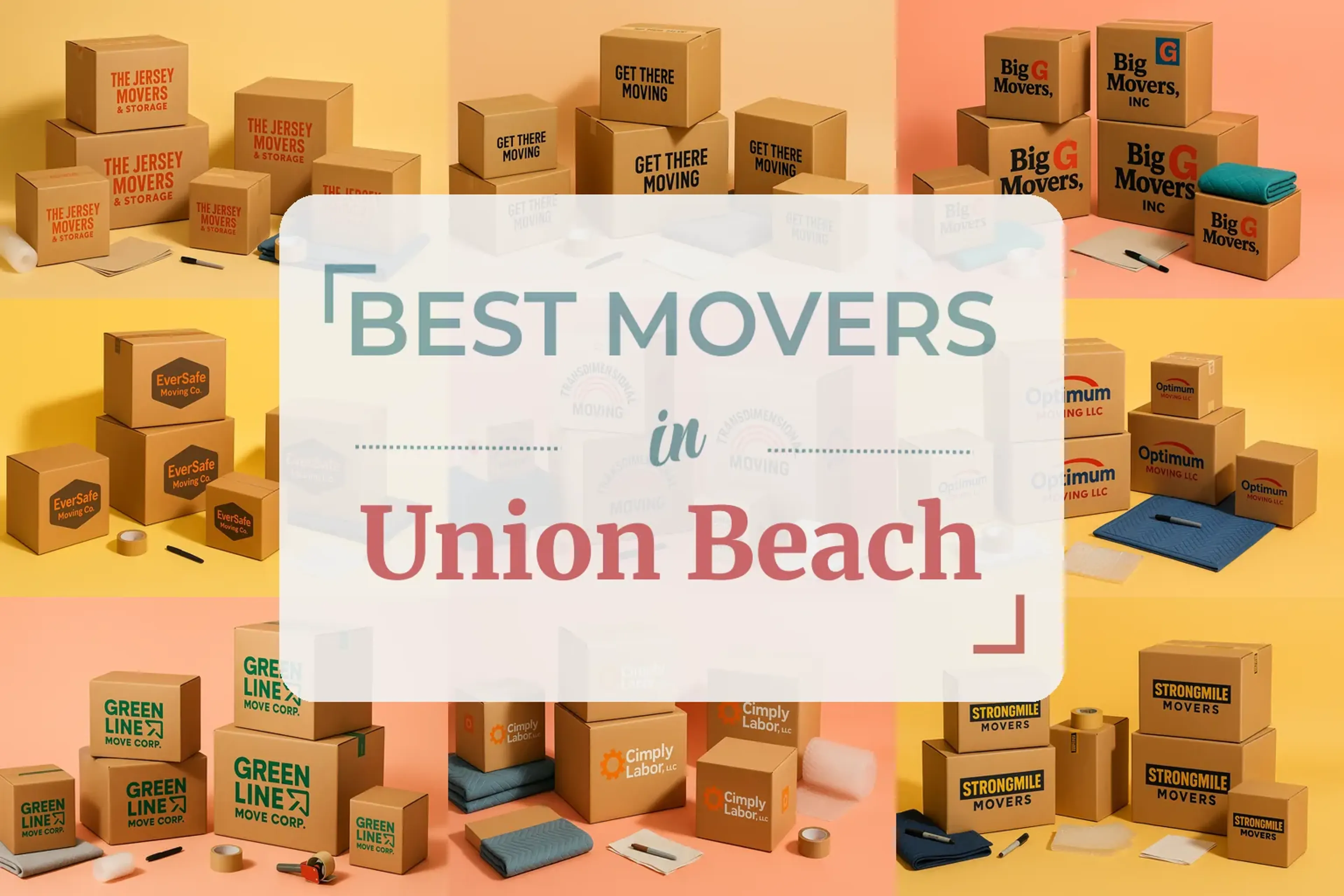 Side-by-side comparison of Union Beach moving companies