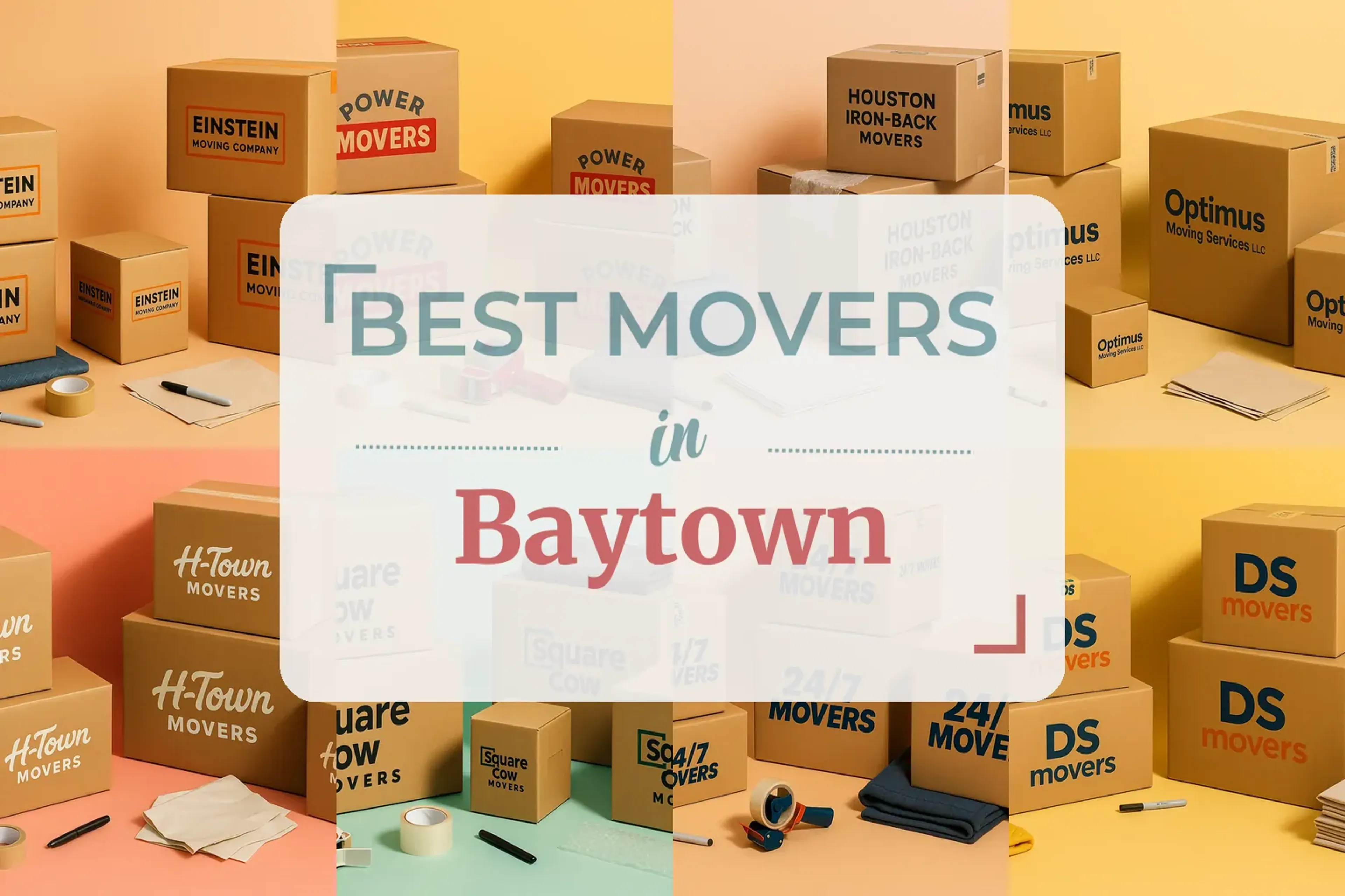 Side-by-side comparison of Baytown moving companies