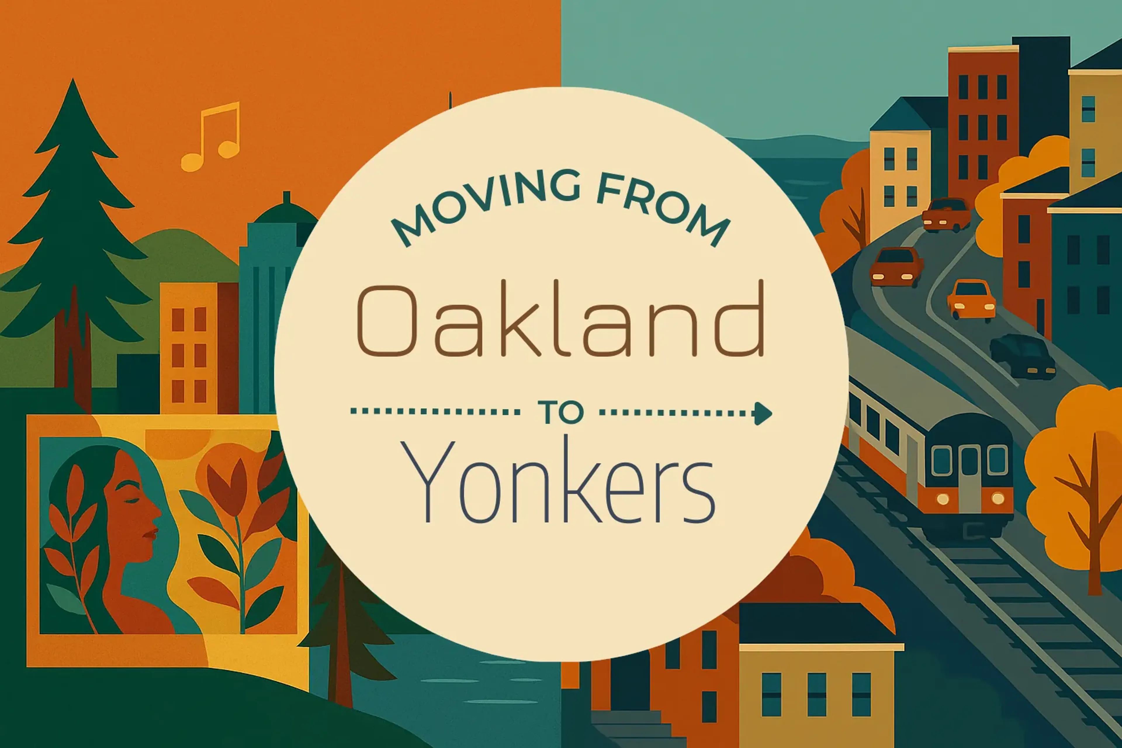 Side-by-side comparison of Oakland to Yonkers moving companies