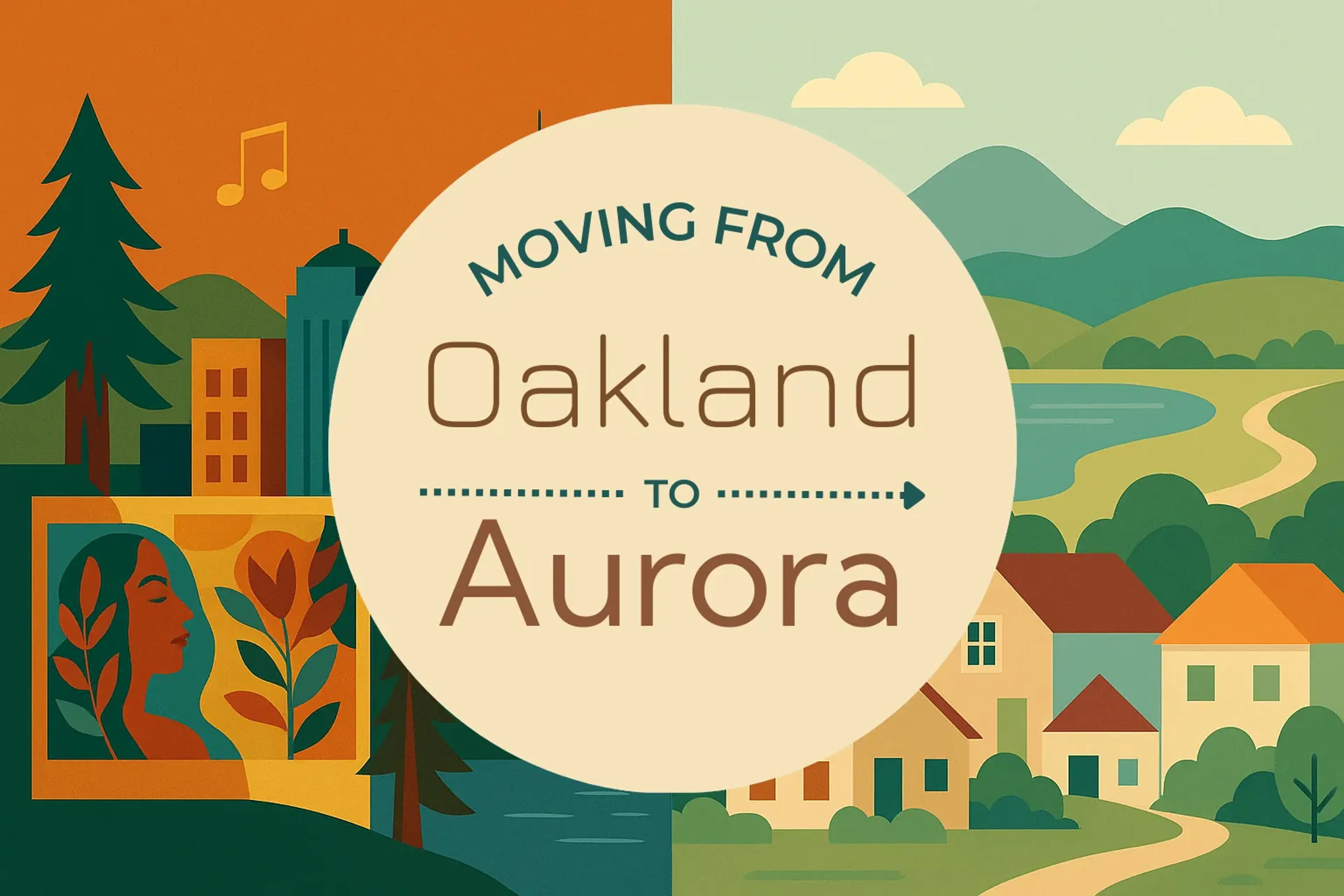 Side-by-side comparison of Oakland to Aurora moving companies